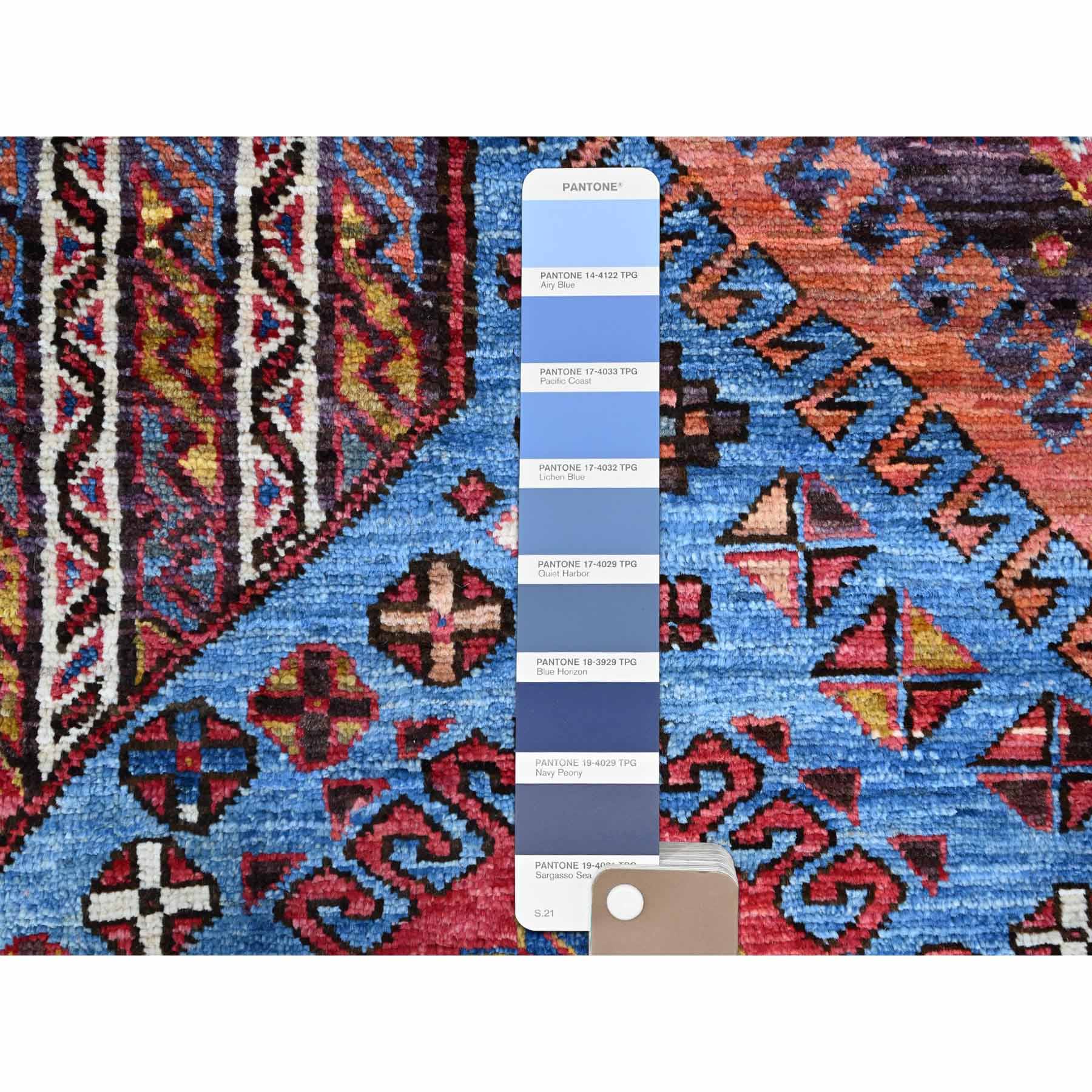 Tribal-Geometric-Hand-Knotted-Rug-434905