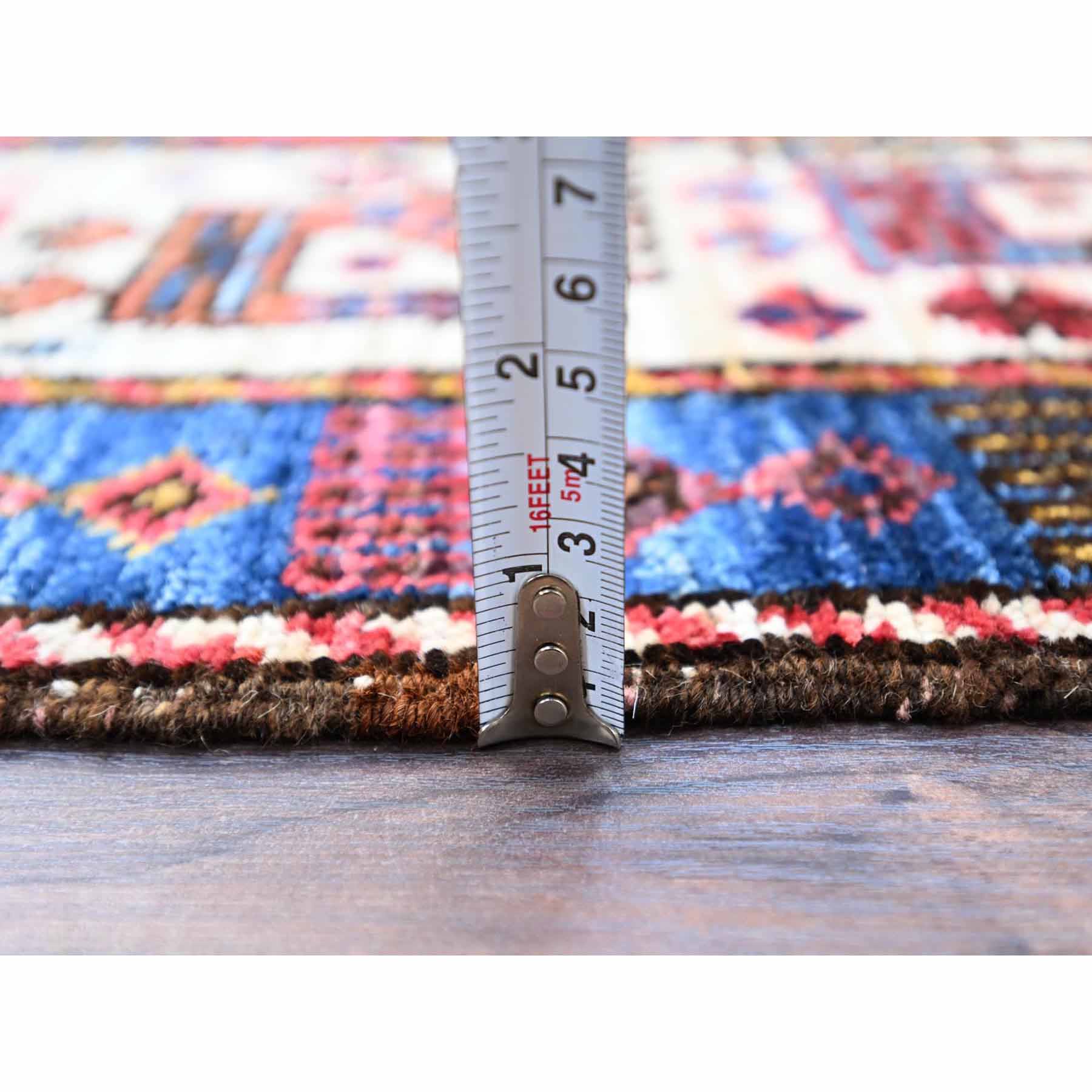 Tribal-Geometric-Hand-Knotted-Rug-434905