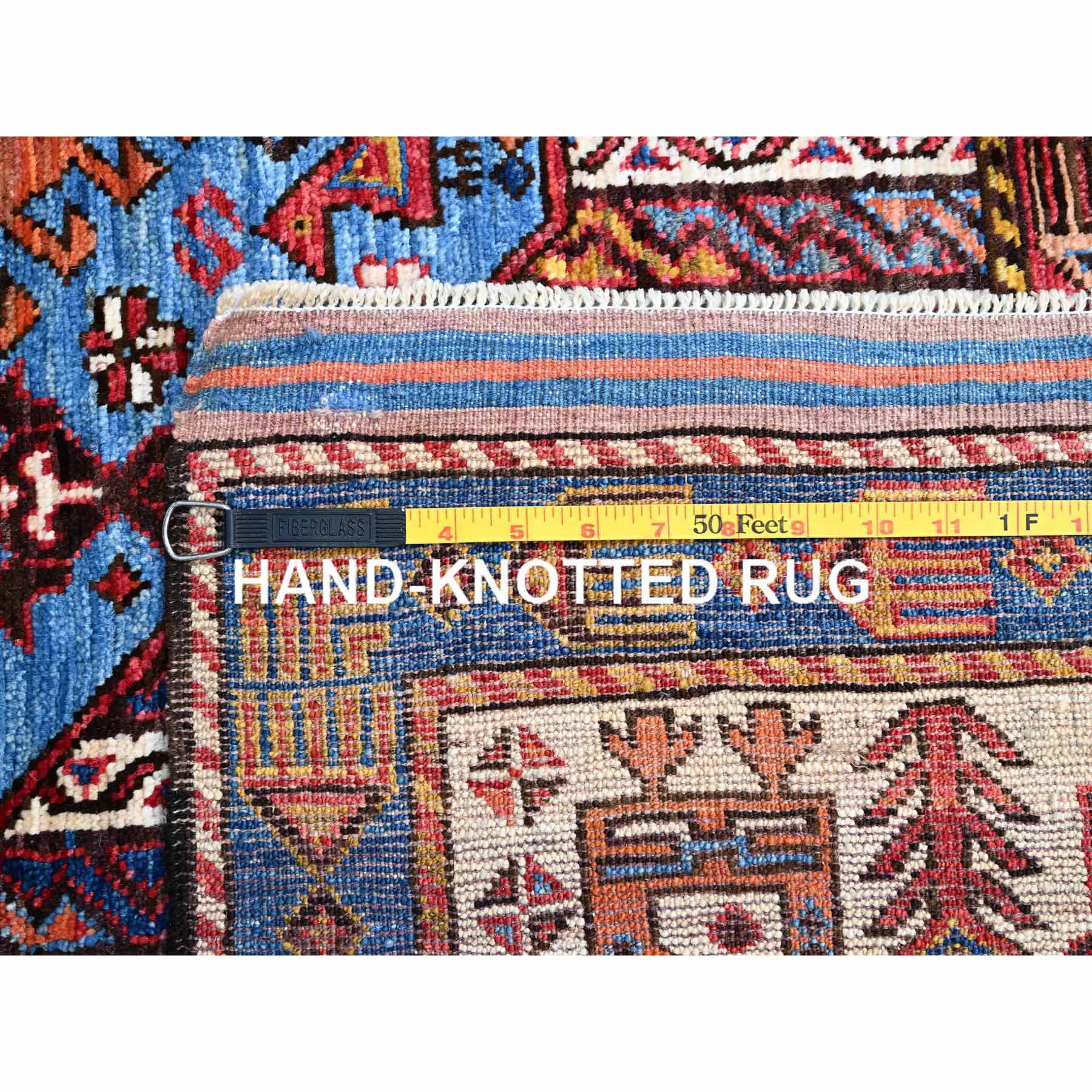Tribal-Geometric-Hand-Knotted-Rug-434905