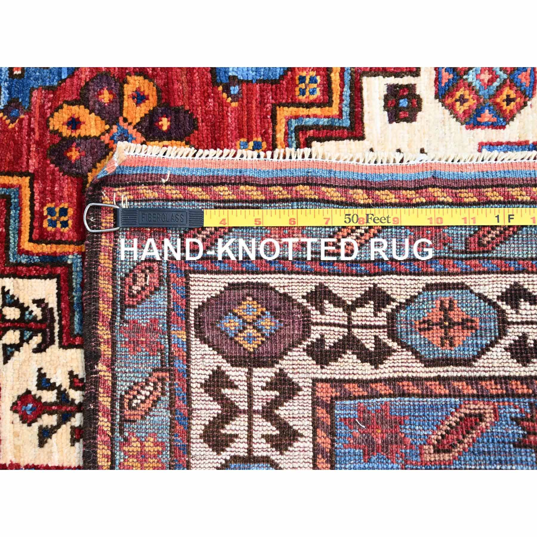 Tribal-Geometric-Hand-Knotted-Rug-434925