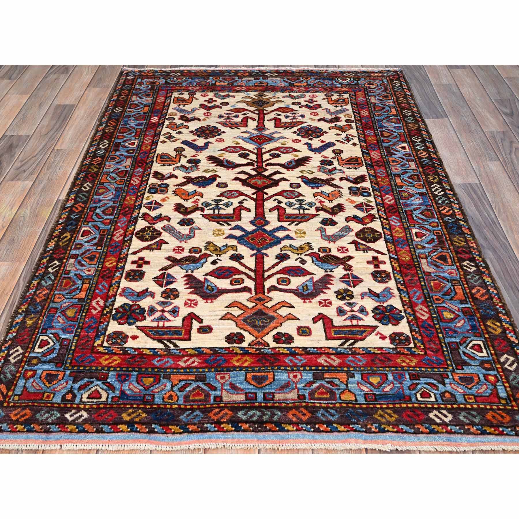 Tribal-Geometric-Hand-Knotted-Rug-434940