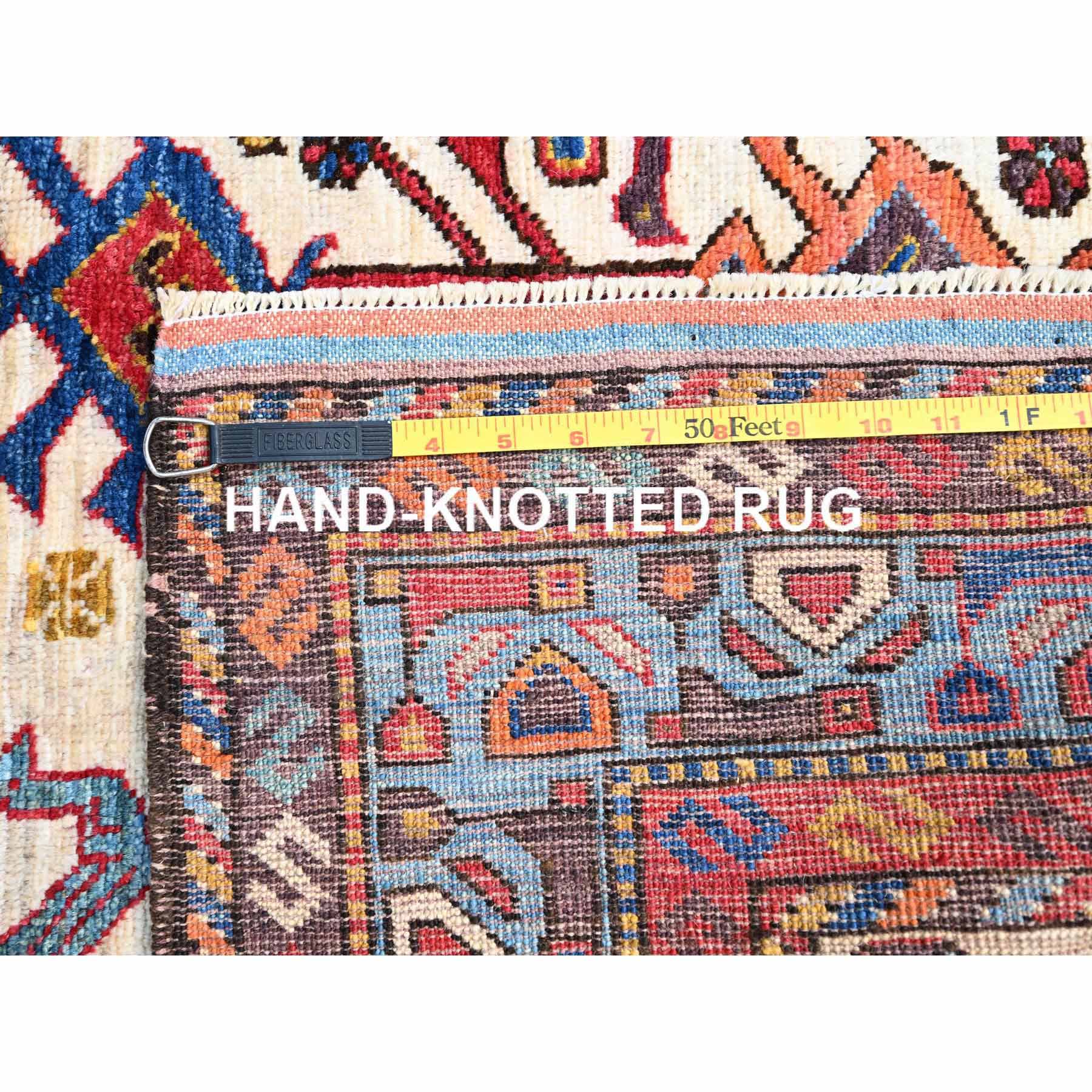 Tribal-Geometric-Hand-Knotted-Rug-434940