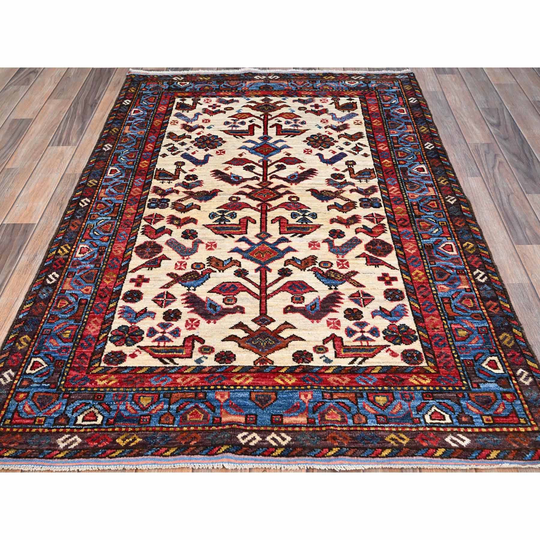 Tribal-Geometric-Hand-Knotted-Rug-434950
