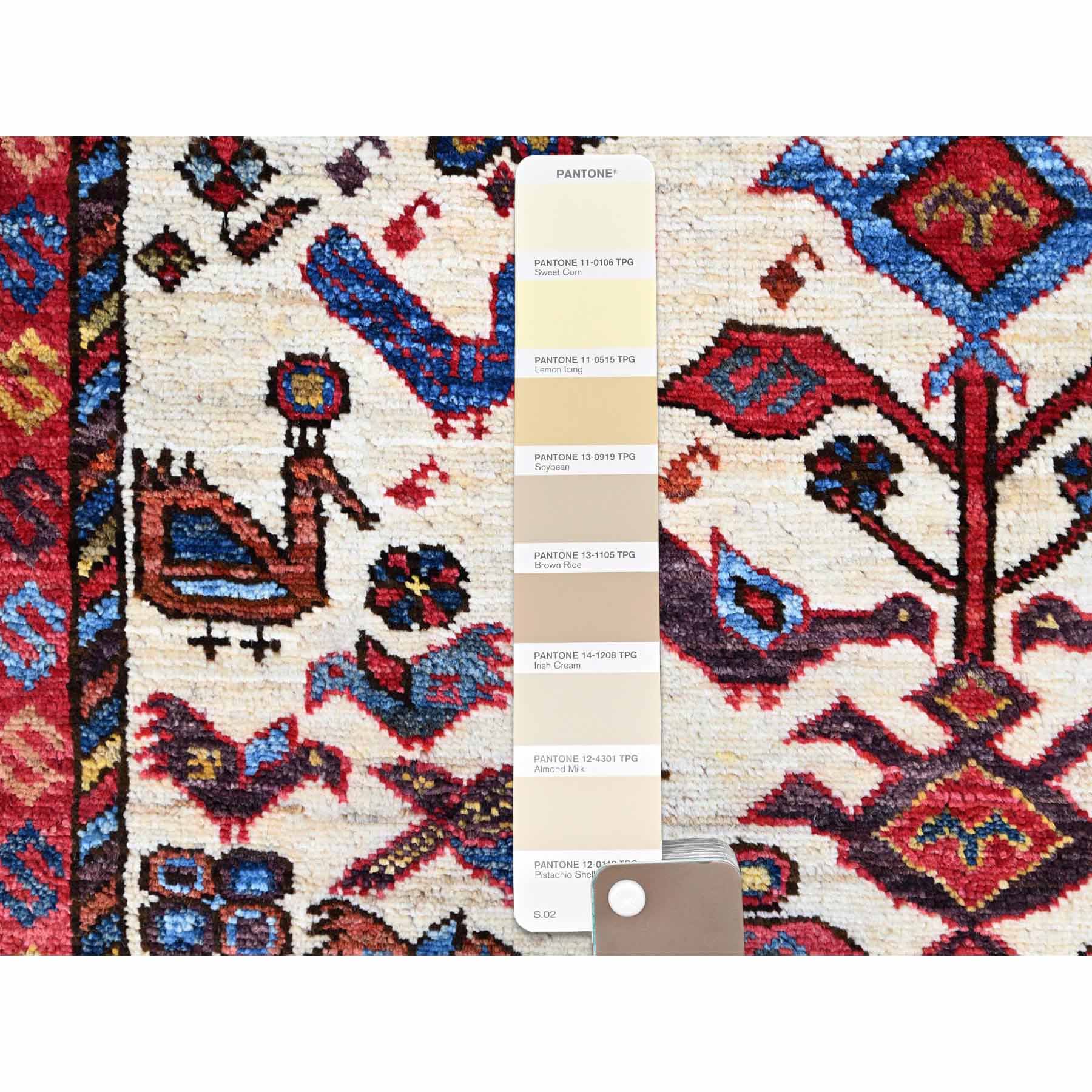 Tribal-Geometric-Hand-Knotted-Rug-434950