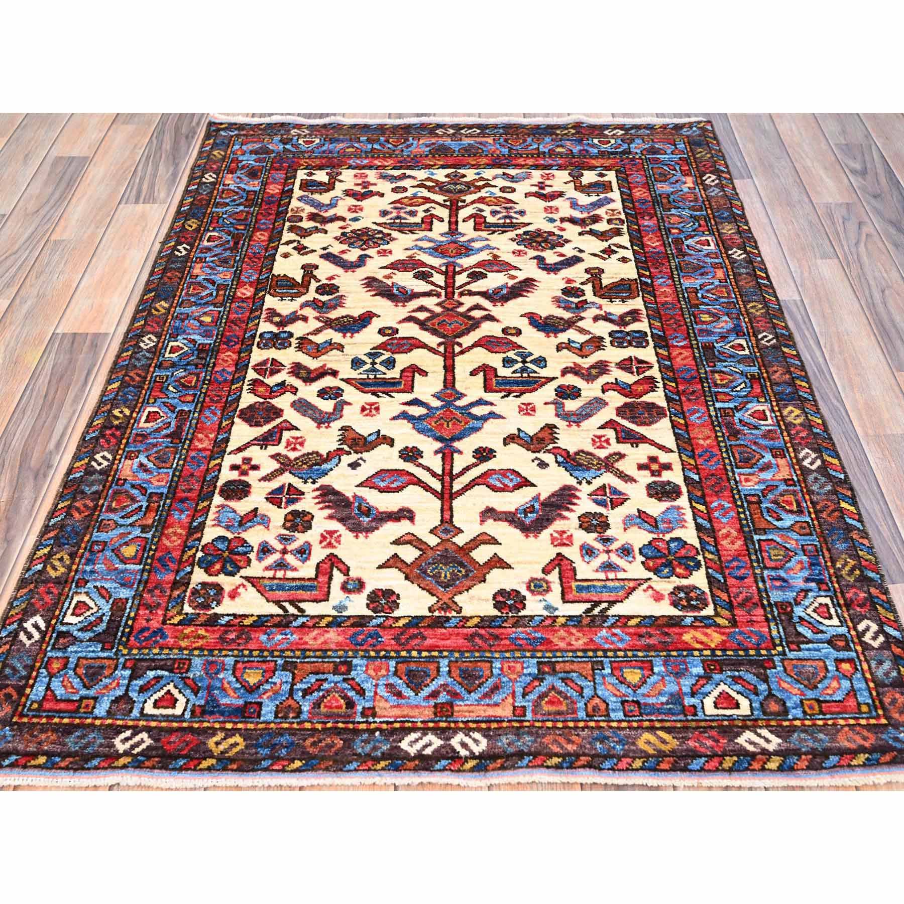 Tribal-Geometric-Hand-Knotted-Rug-434955