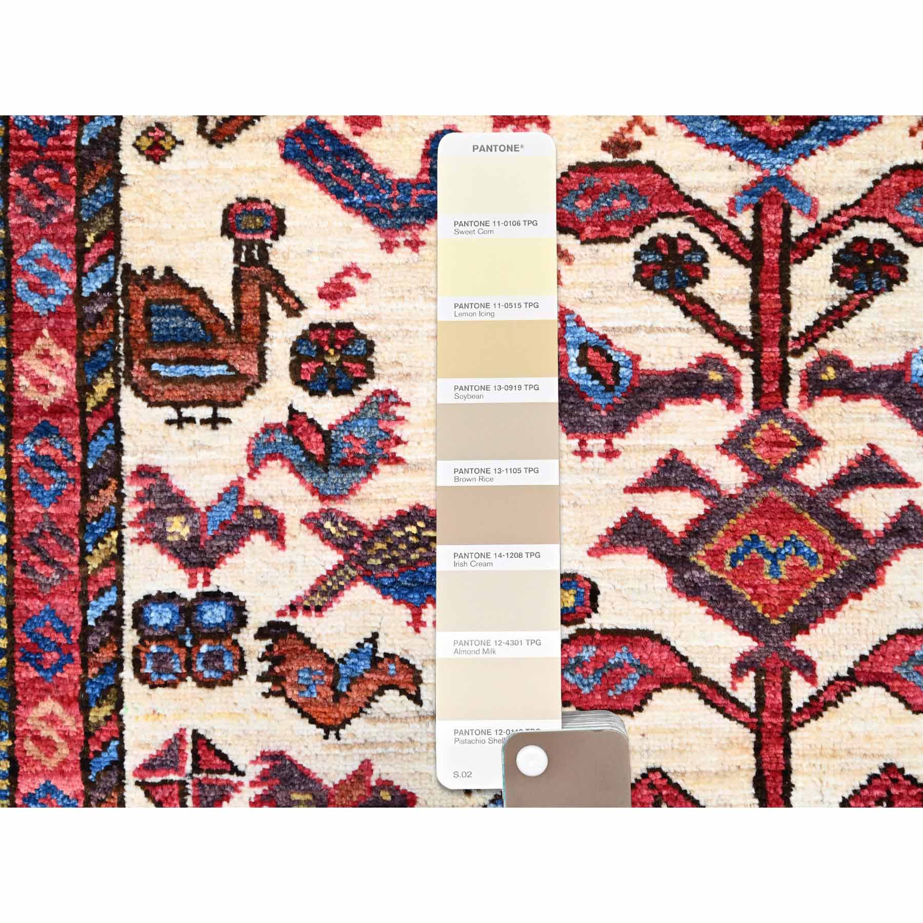 Tribal-Geometric-Hand-Knotted-Rug-434955