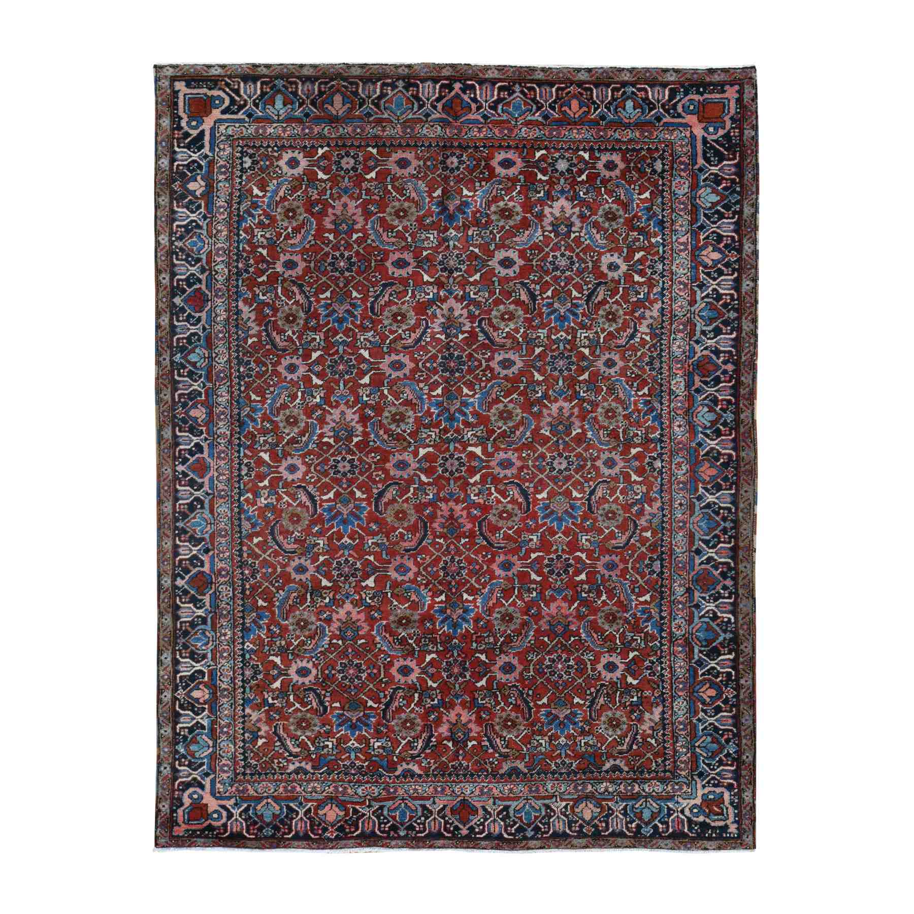 Antique-Hand-Knotted-Rug-437005