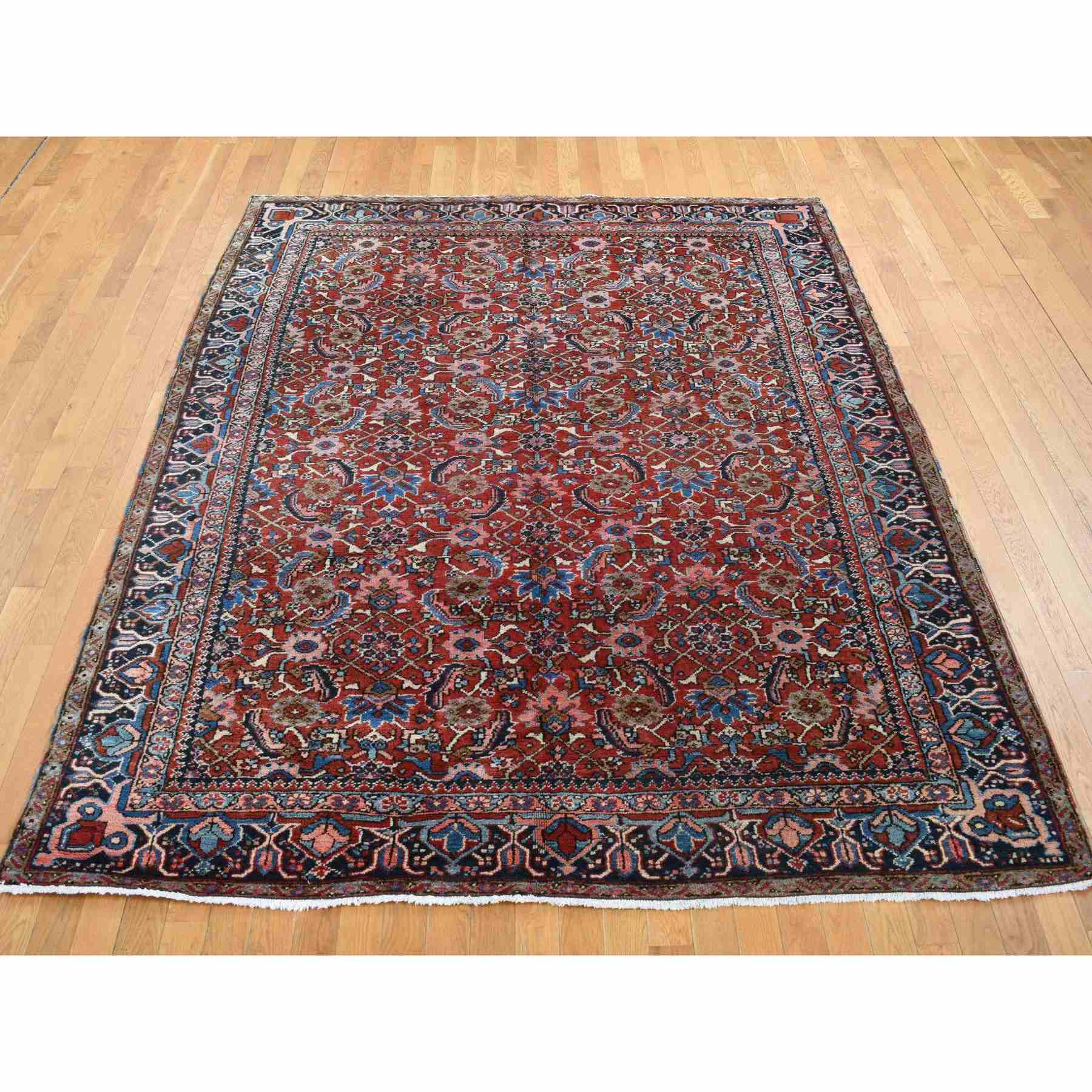Antique-Hand-Knotted-Rug-437005