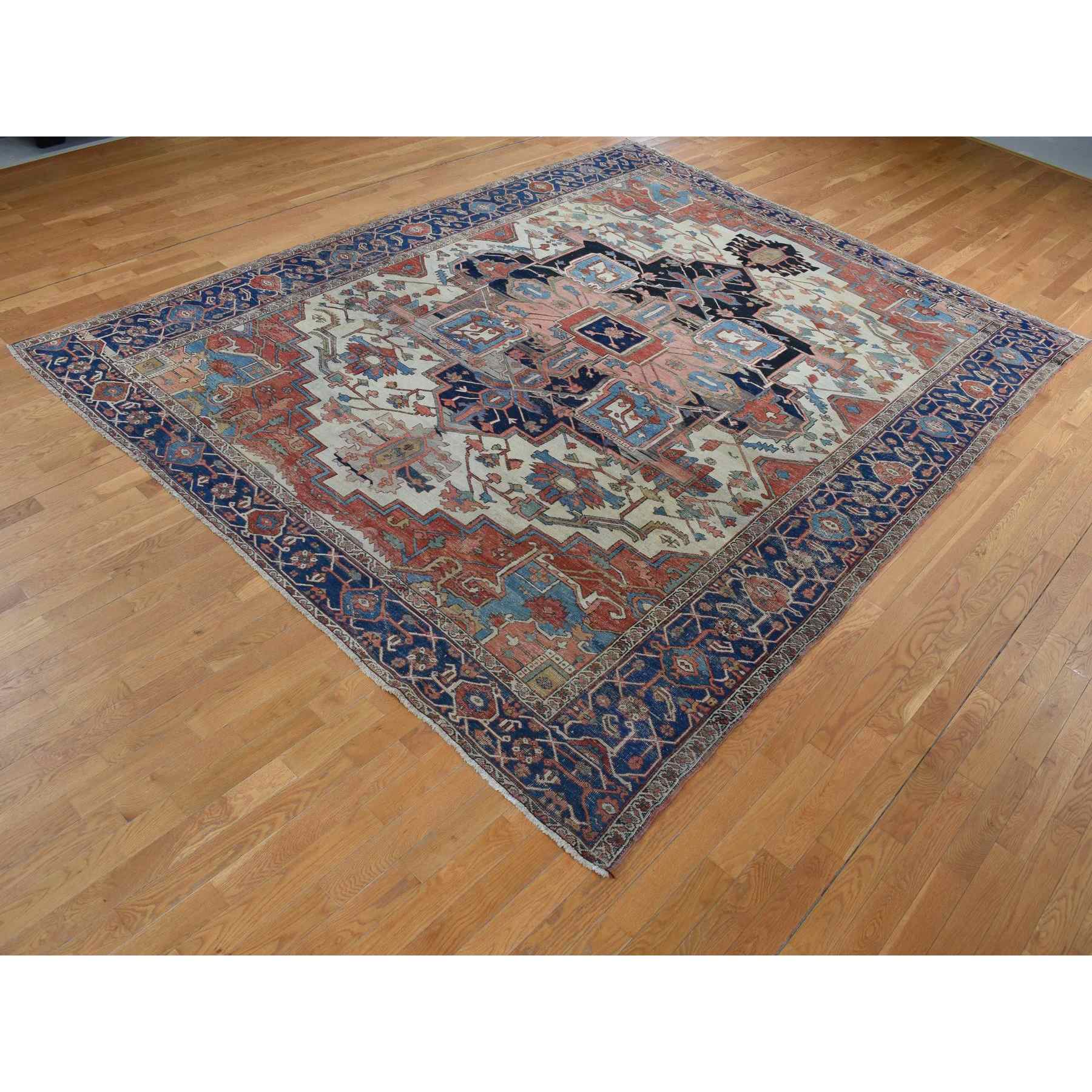 Antique-Hand-Knotted-Rug-437120