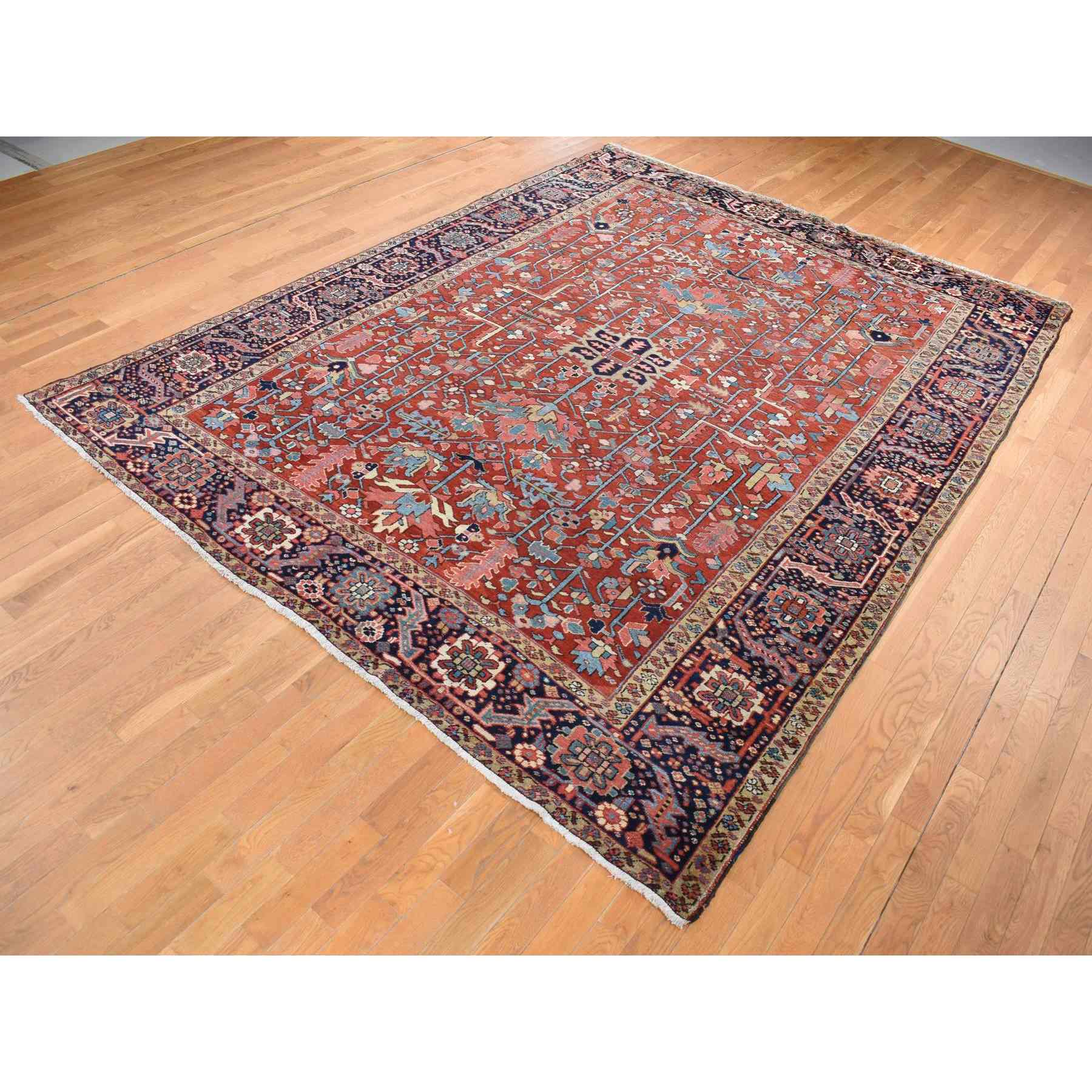 Heriz-Hand-Knotted-Rug-436550