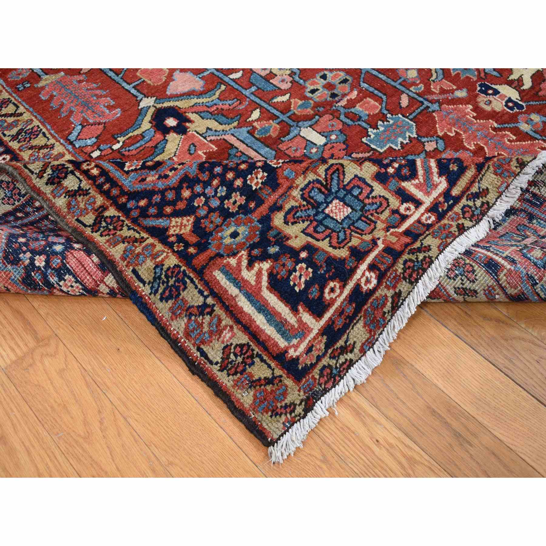 Heriz-Hand-Knotted-Rug-436550