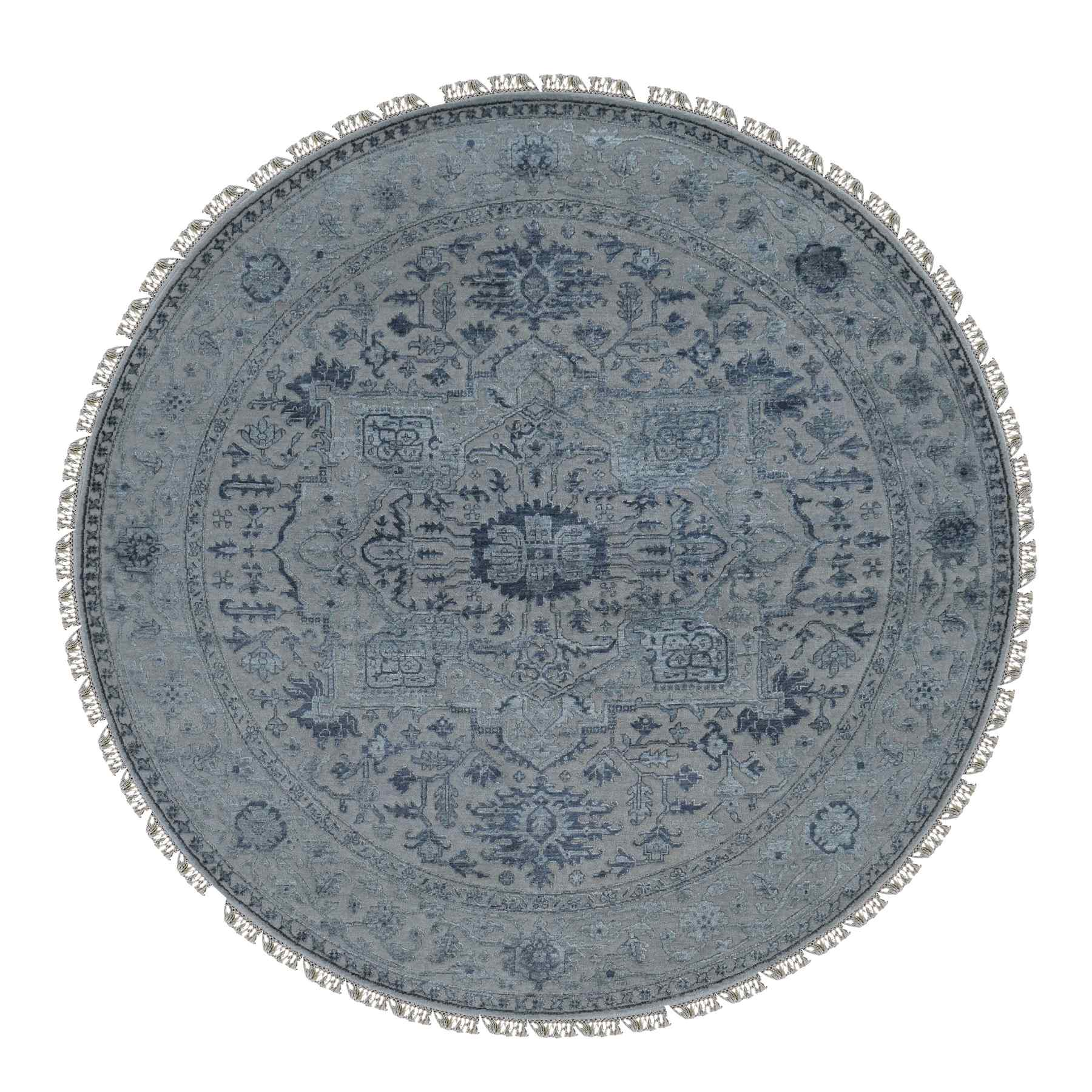 Heriz-Hand-Knotted-Rug-436830