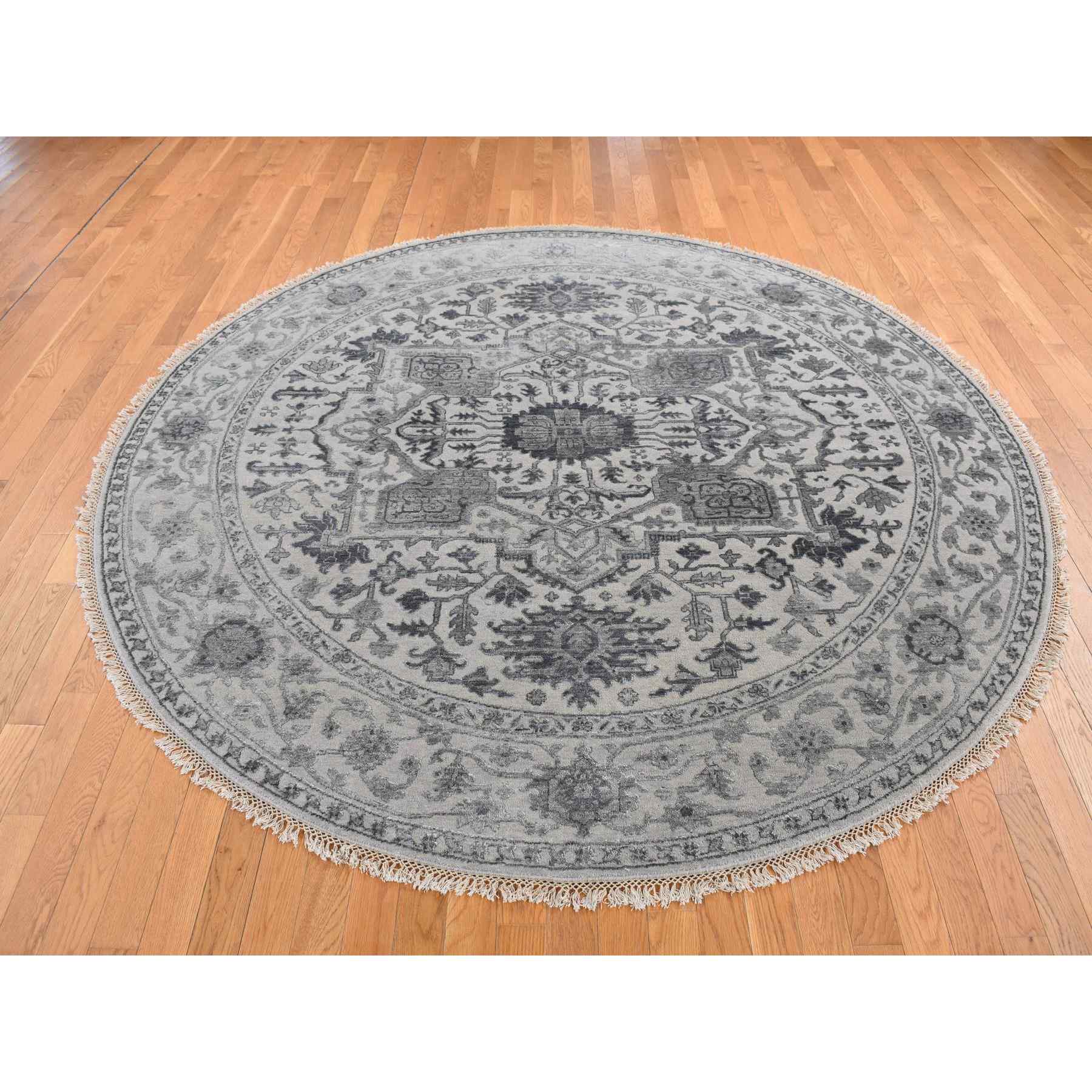 Heriz-Hand-Knotted-Rug-436830