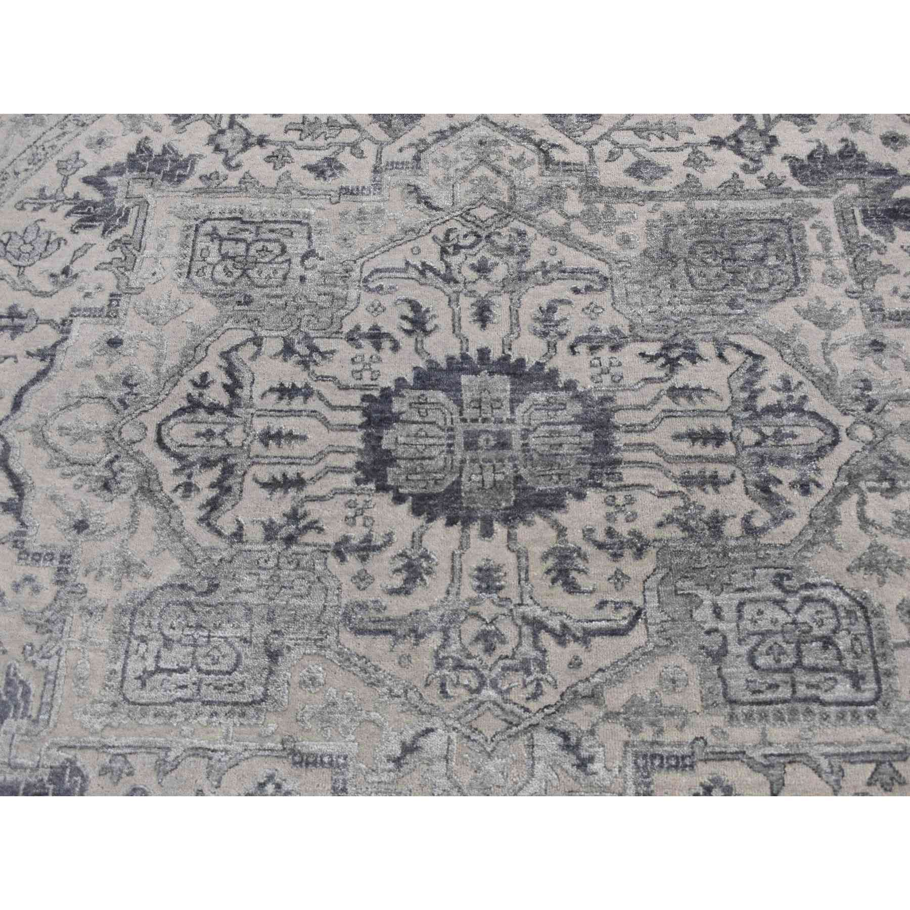 Heriz-Hand-Knotted-Rug-436830
