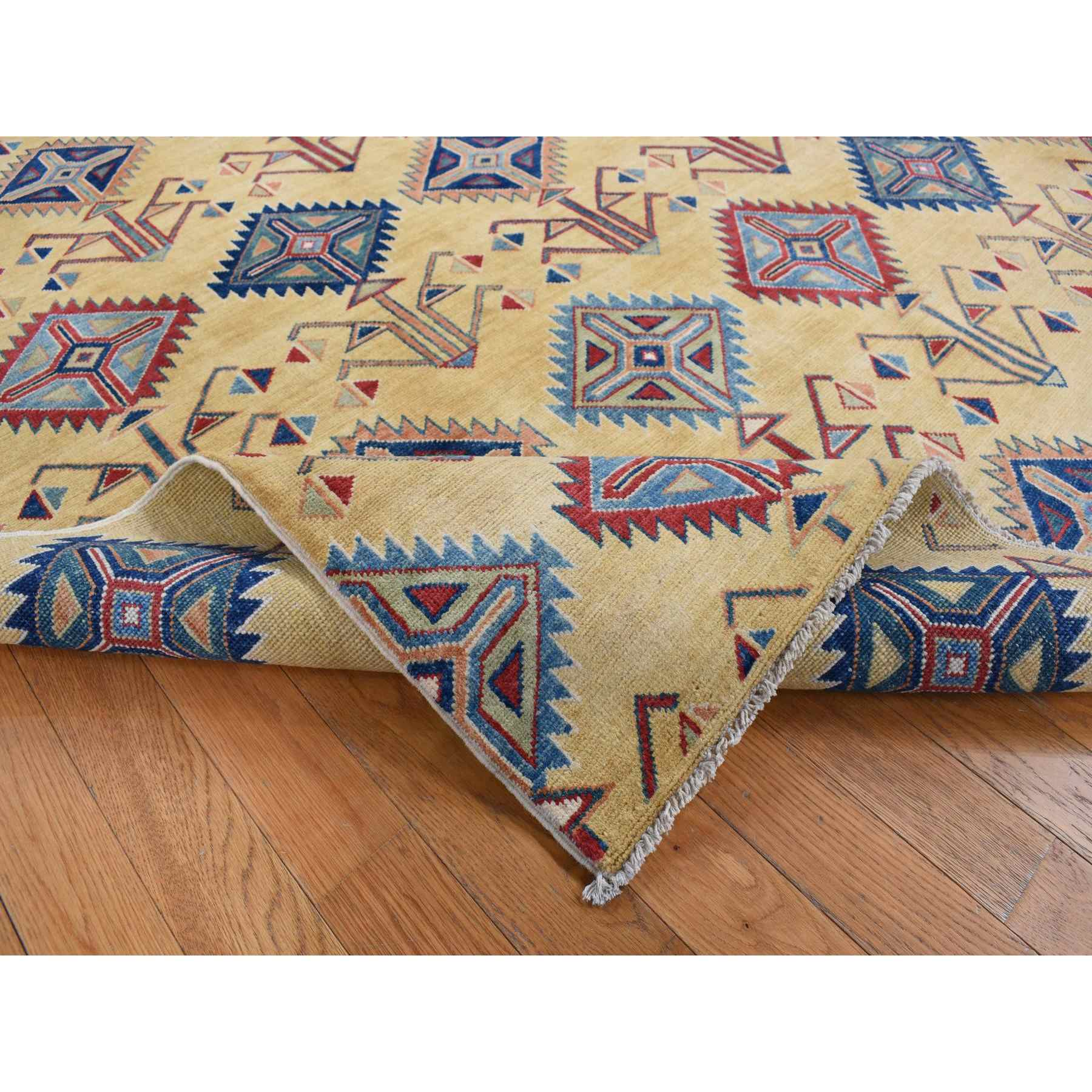 Kazak-Hand-Knotted-Rug-435065