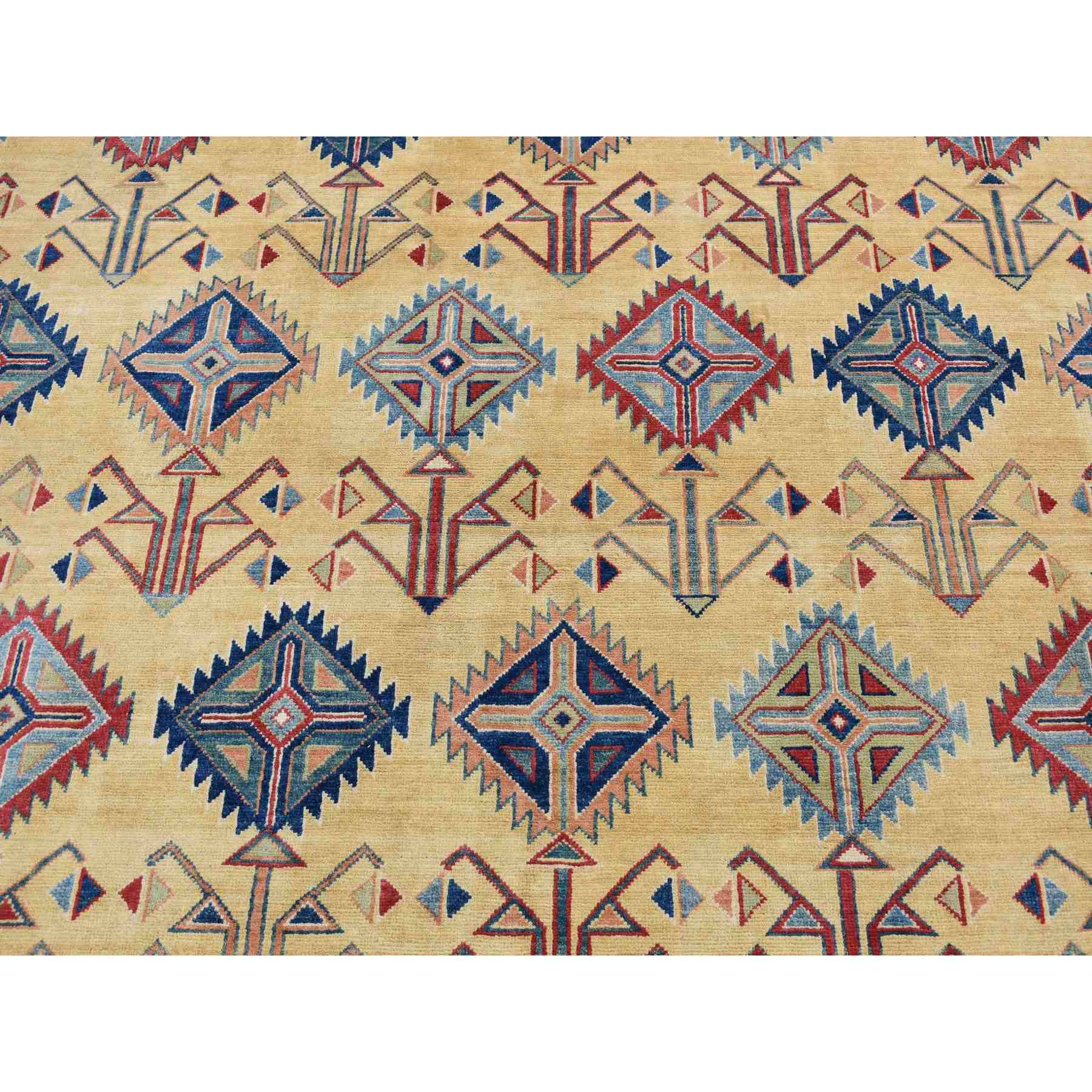 Kazak-Hand-Knotted-Rug-435065