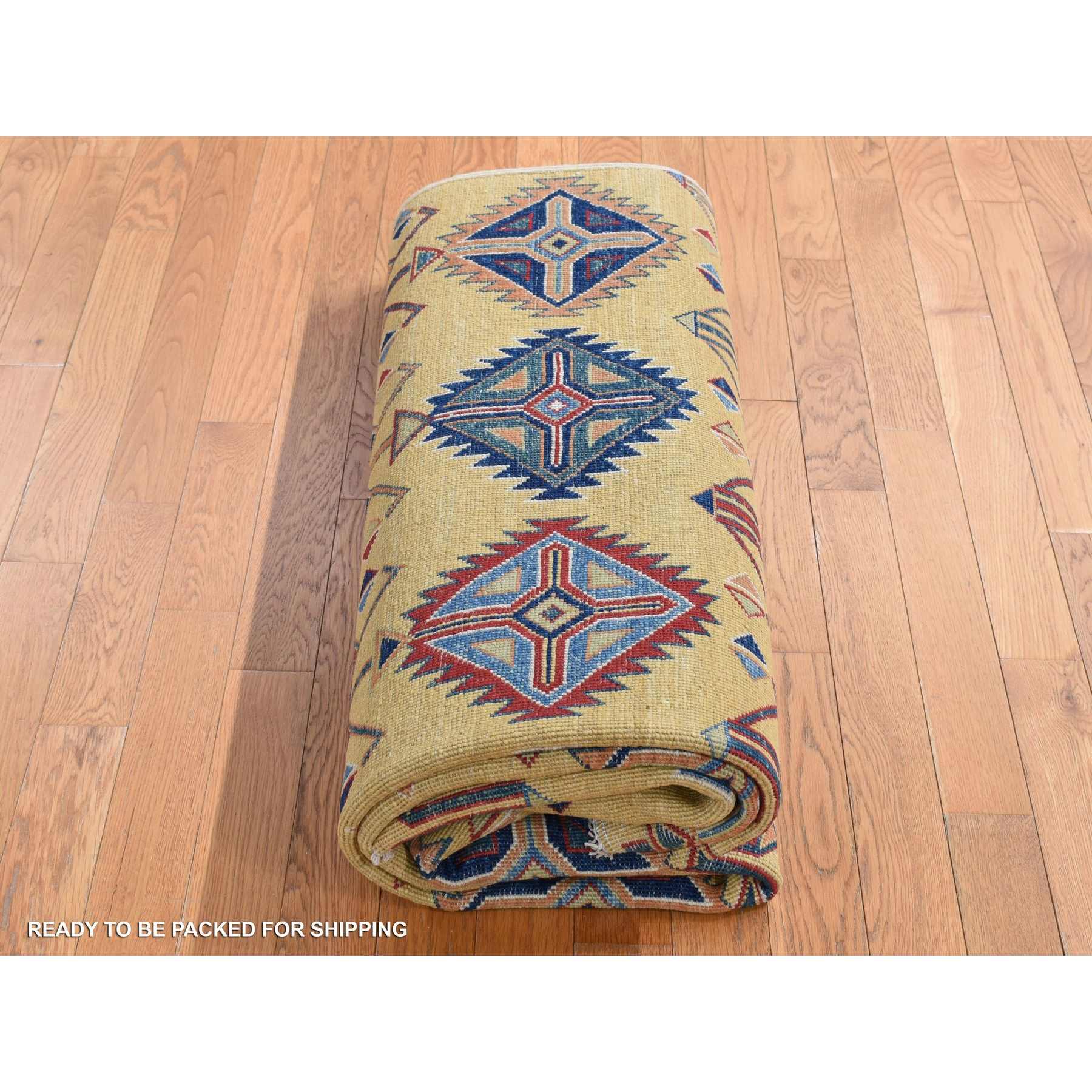 Kazak-Hand-Knotted-Rug-435065