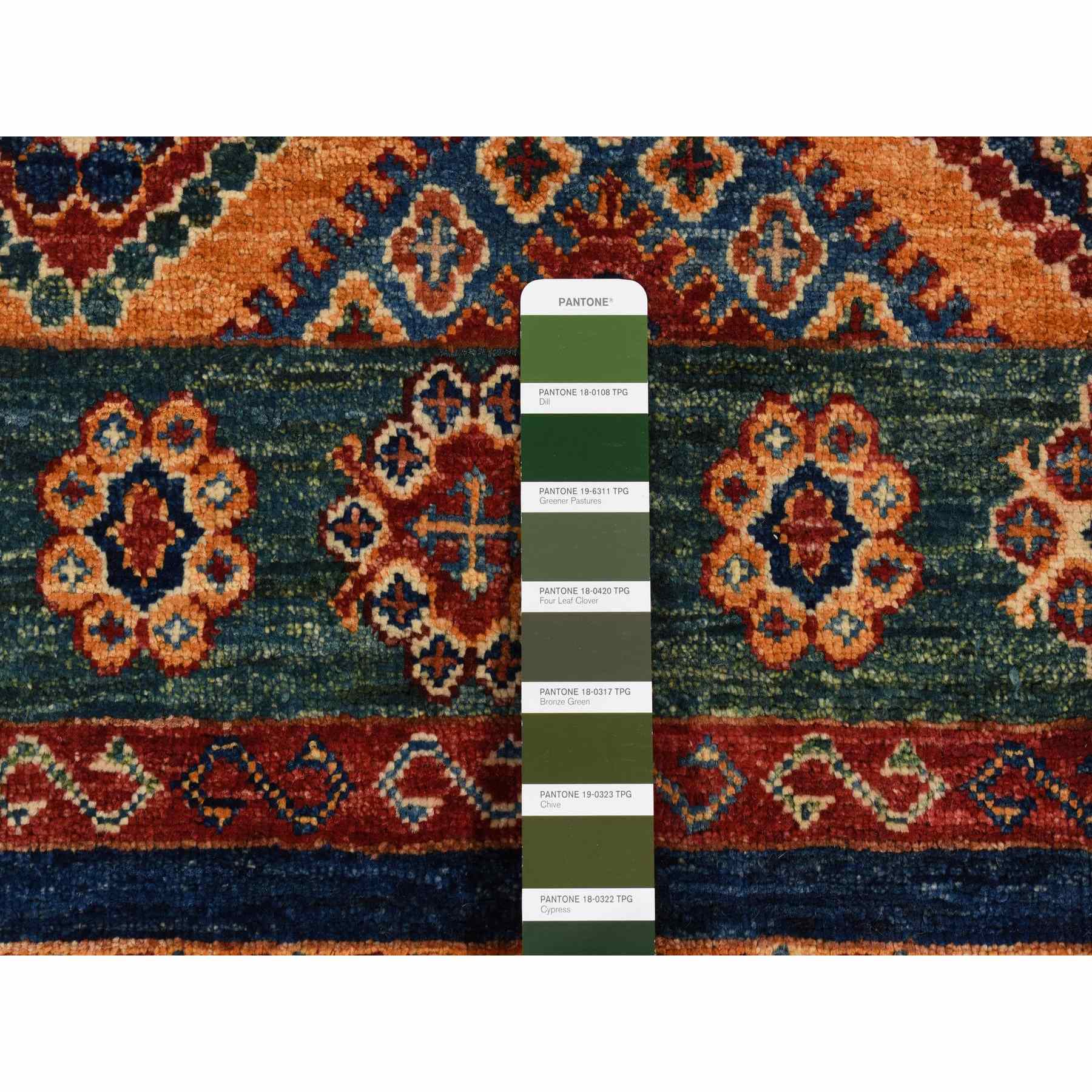 Kazak-Hand-Knotted-Rug-435090