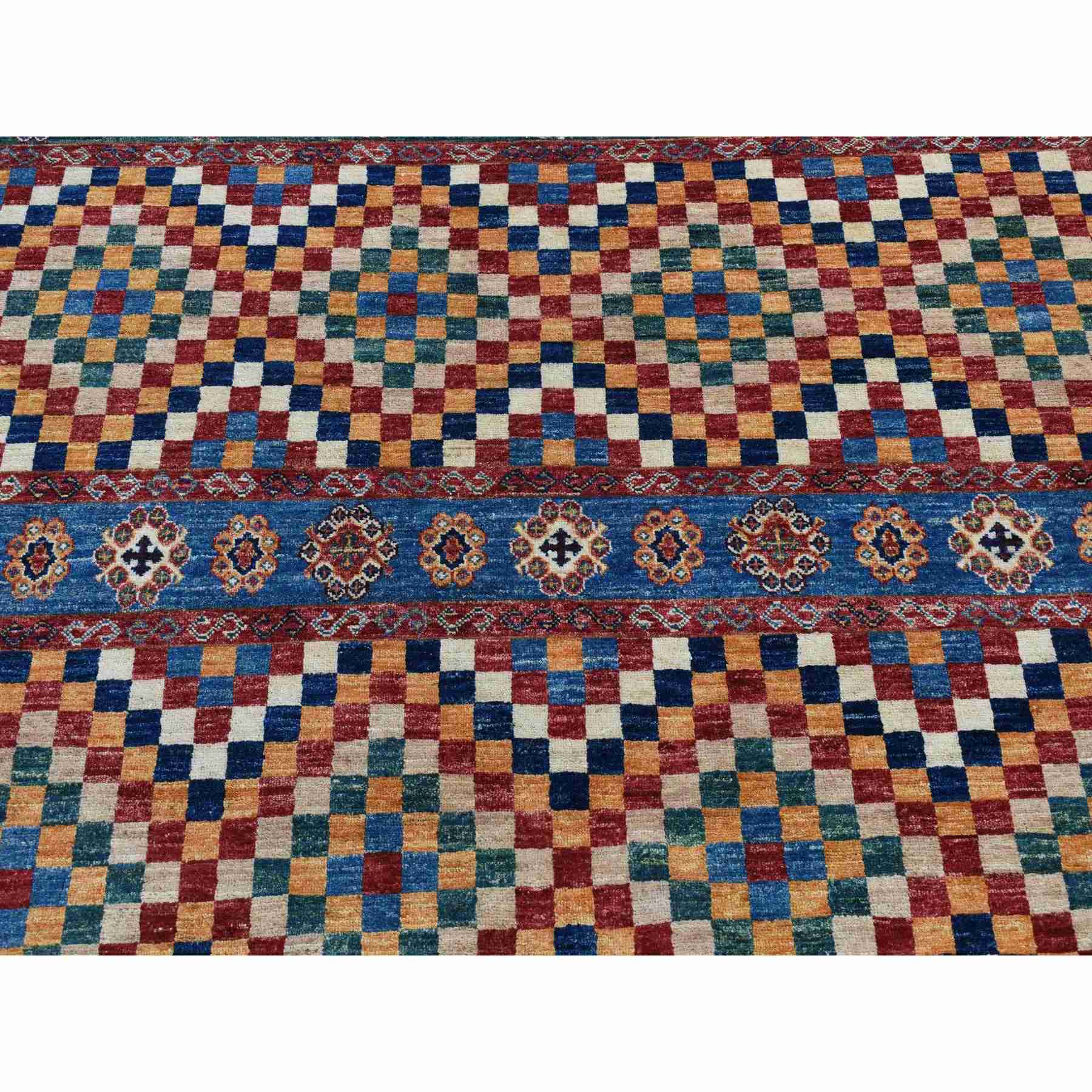 Kazak-Hand-Knotted-Rug-435090