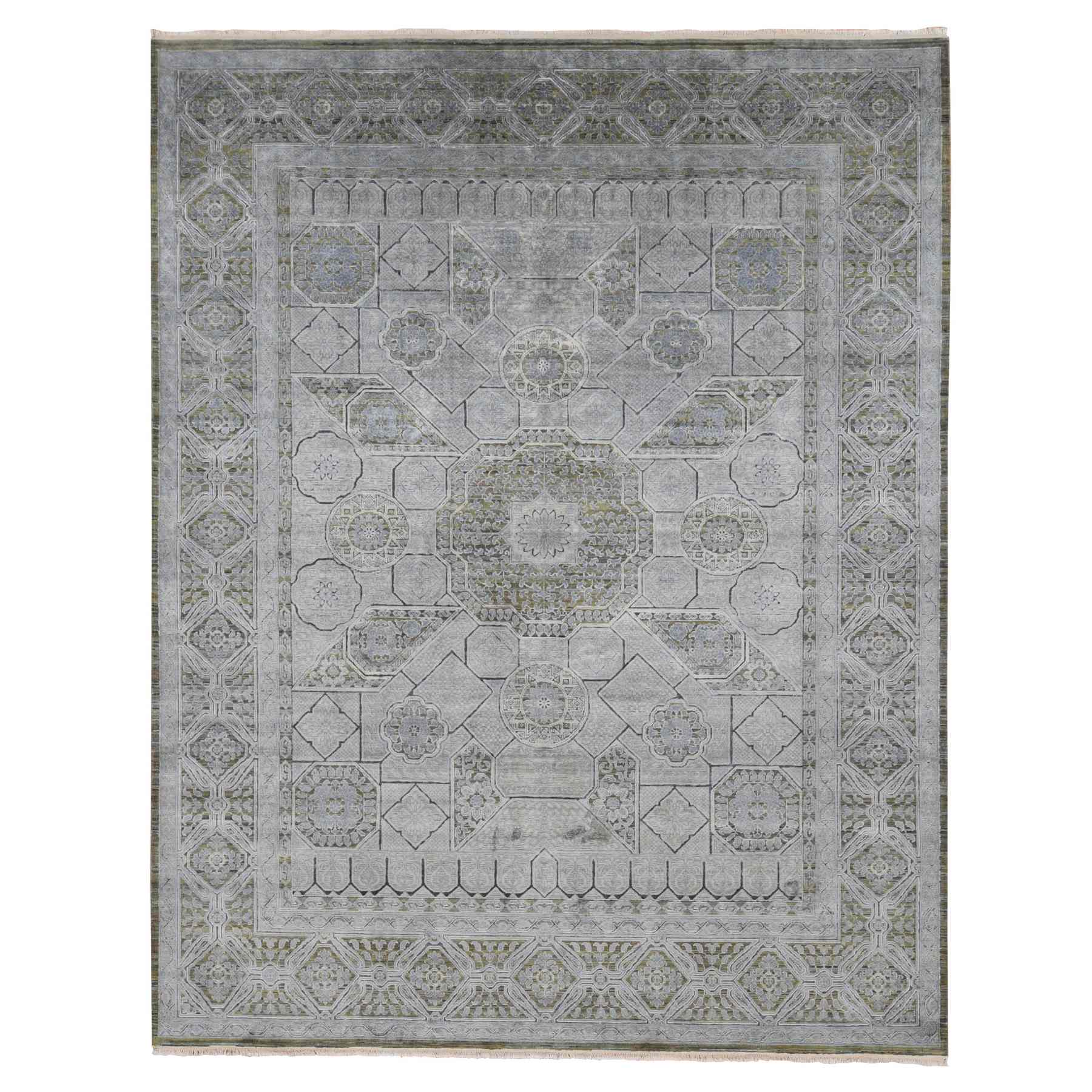 Mamluk-Hand-Knotted-Rug-435375