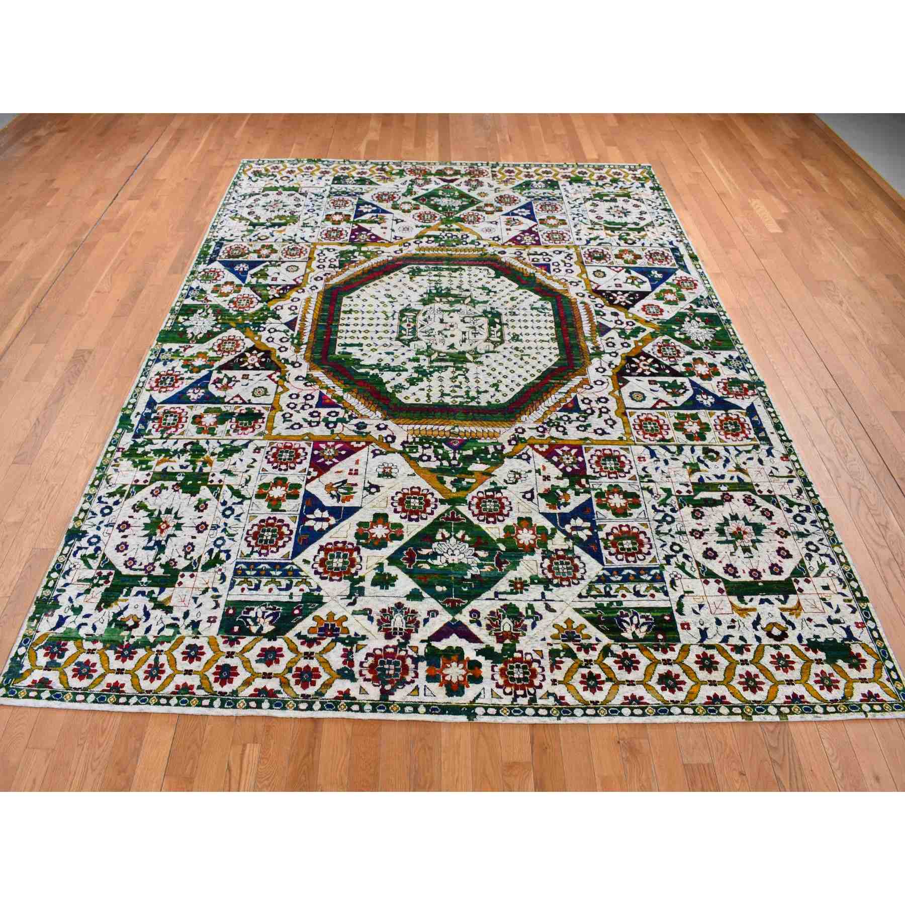 Mamluk-Hand-Knotted-Rug-435400