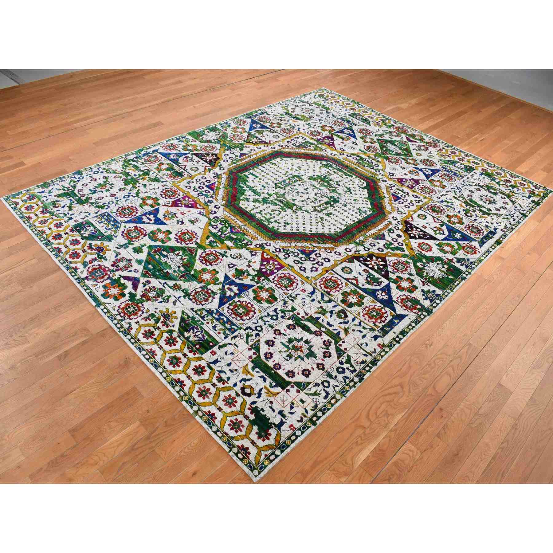 Mamluk-Hand-Knotted-Rug-435400