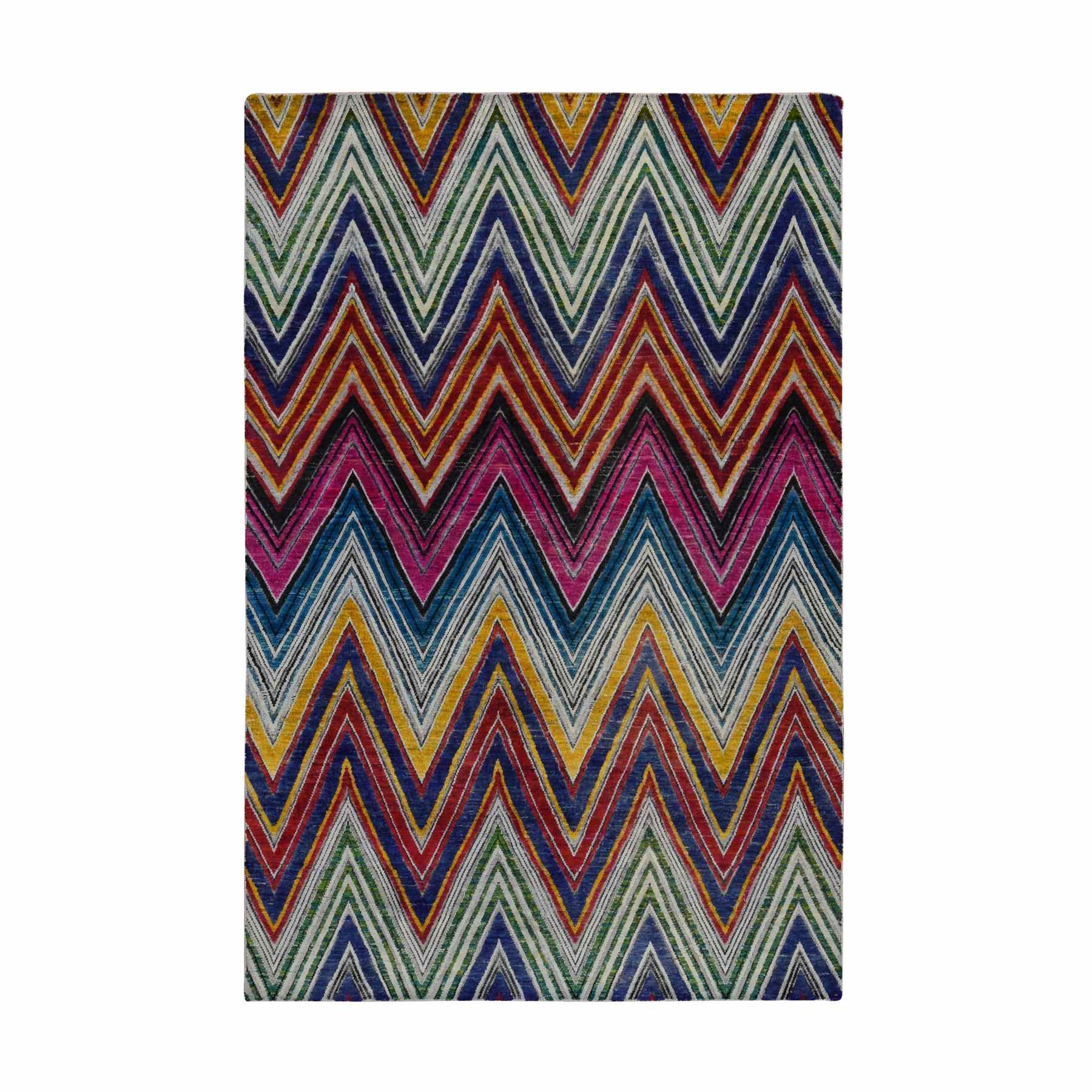 Modern-and-Contemporary-Hand-Knotted-Rug-435025