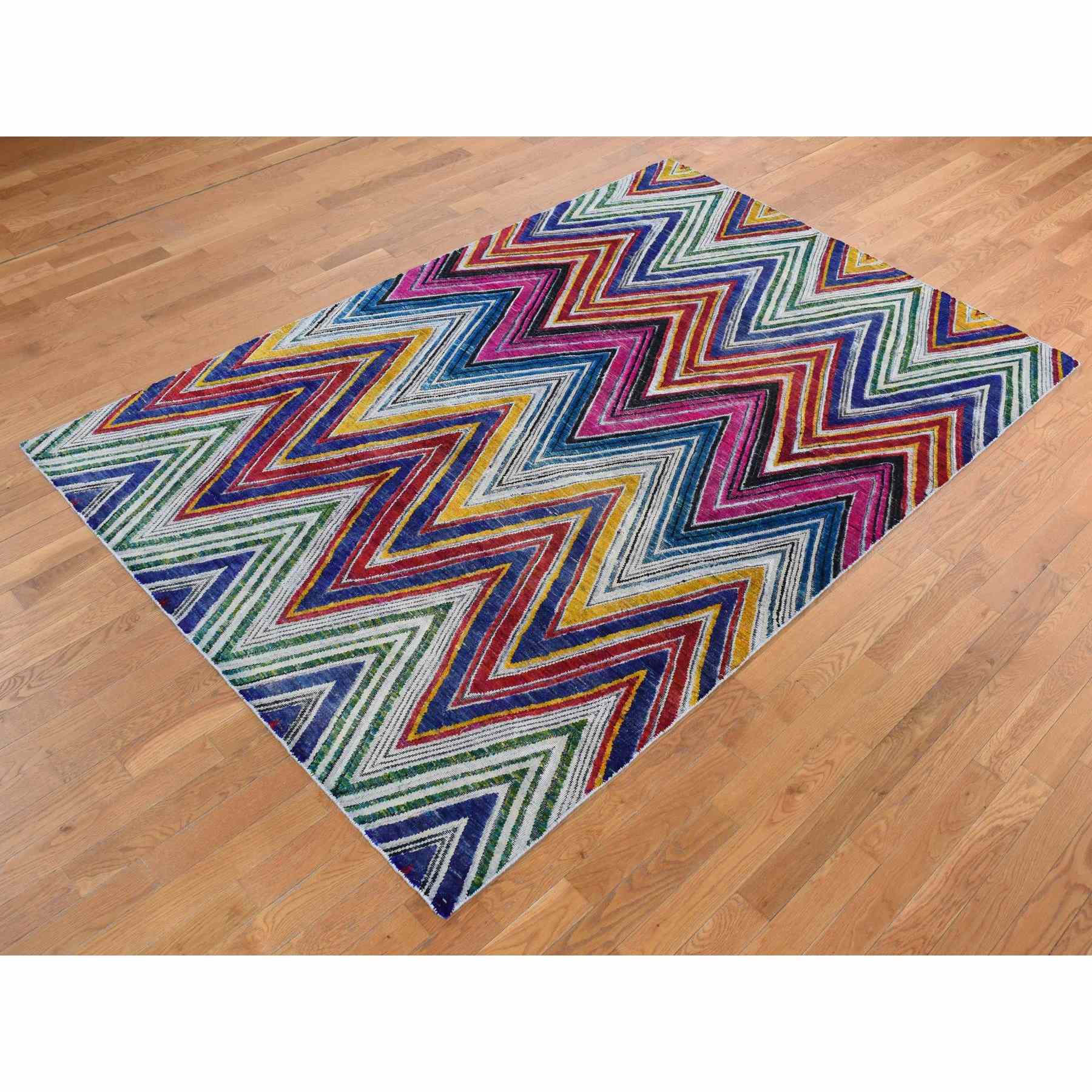 Modern-and-Contemporary-Hand-Knotted-Rug-435025