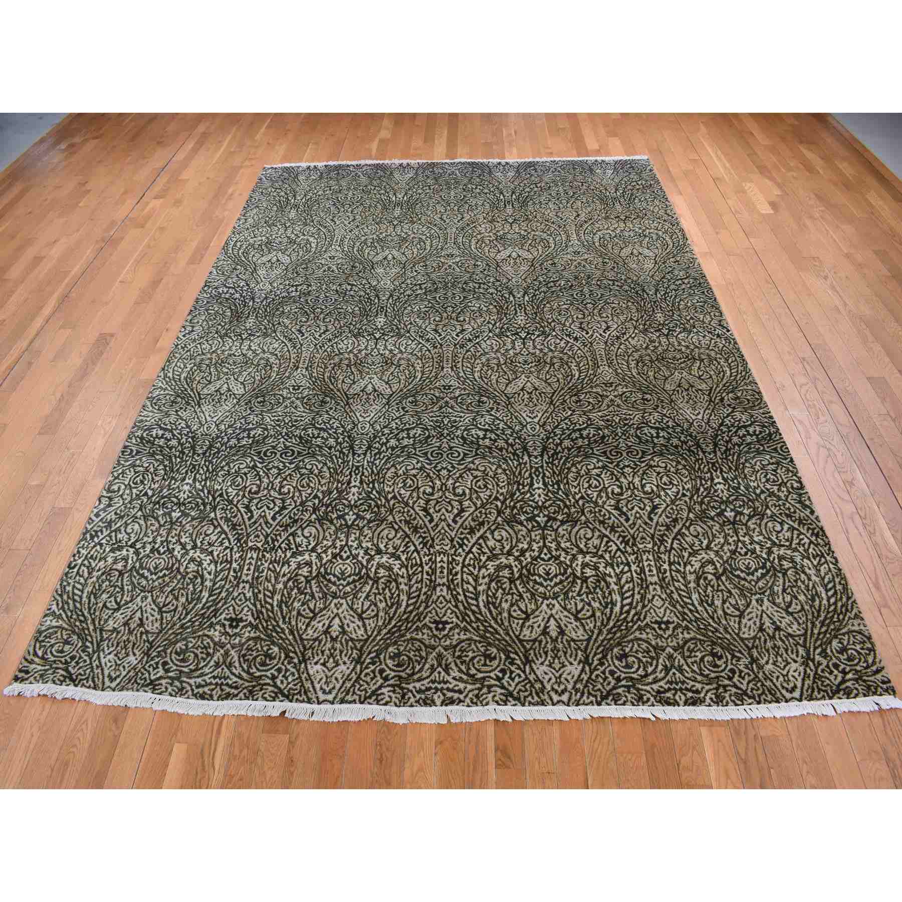 Modern-and-Contemporary-Hand-Knotted-Rug-435405