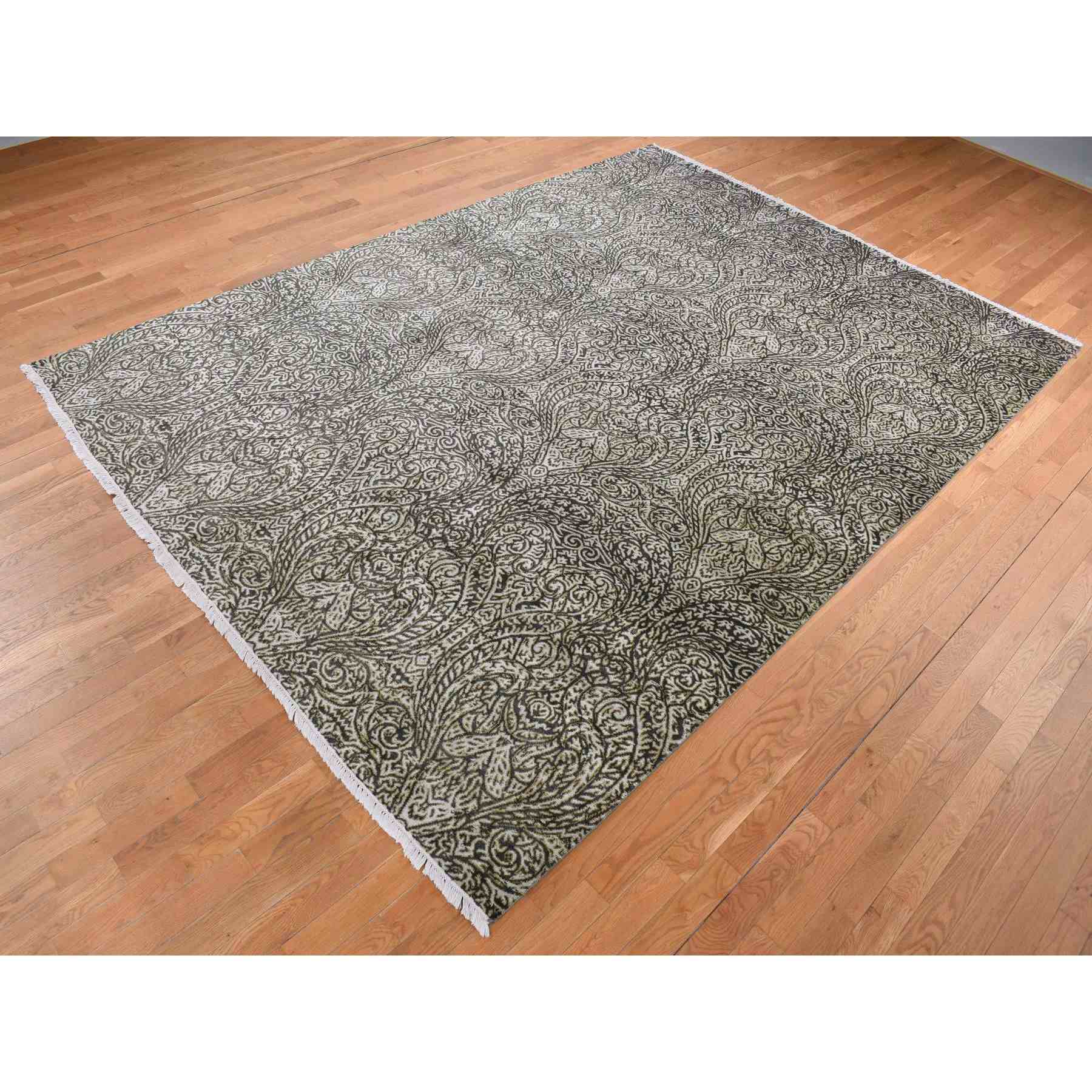 Modern-and-Contemporary-Hand-Knotted-Rug-435405