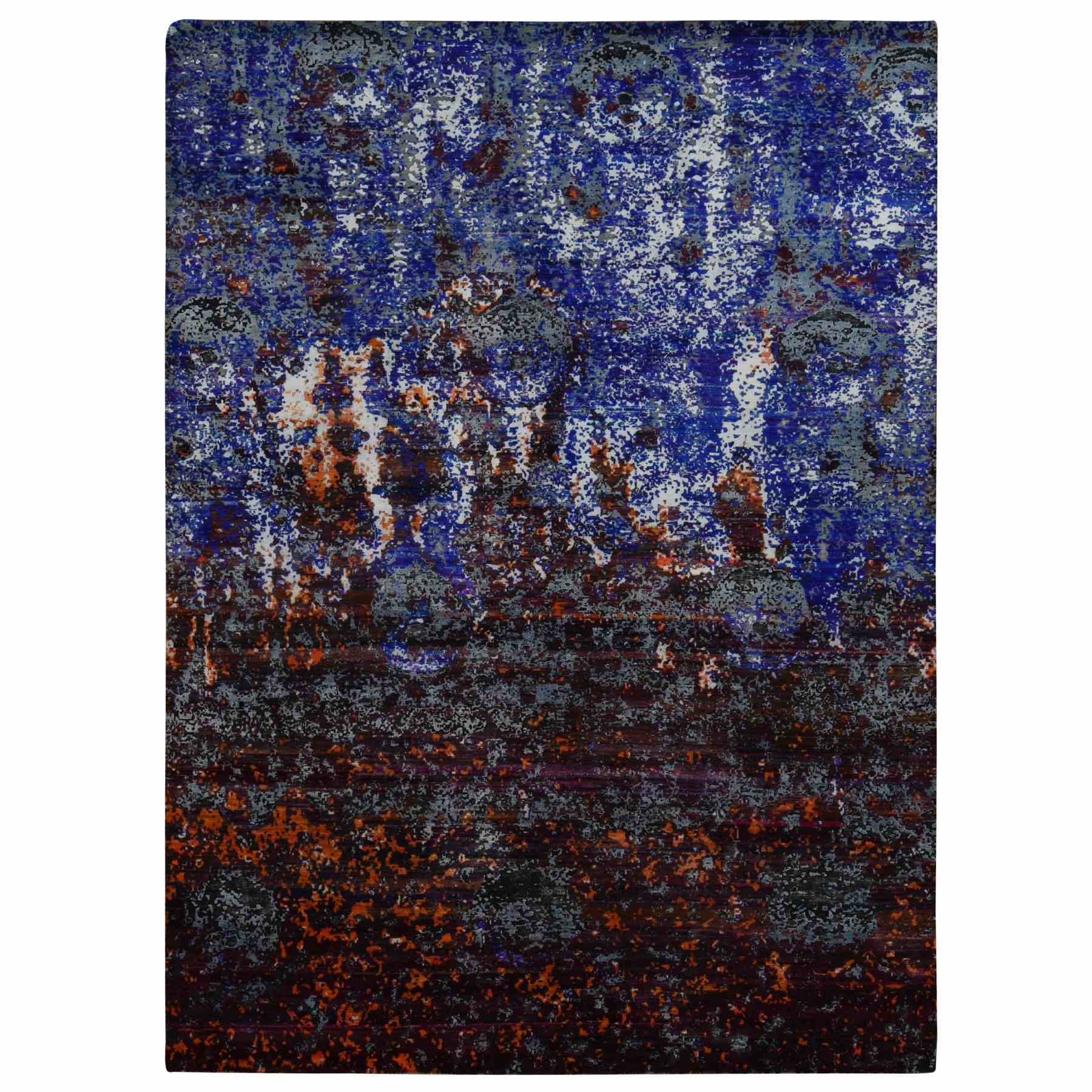 Modern-and-Contemporary-Hand-Knotted-Rug-435490