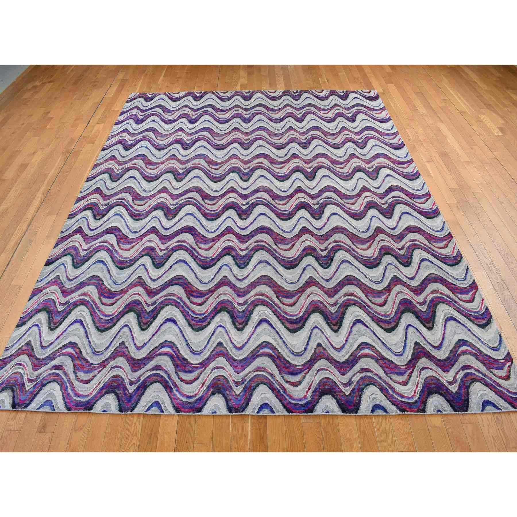 Modern-and-Contemporary-Hand-Knotted-Rug-435500