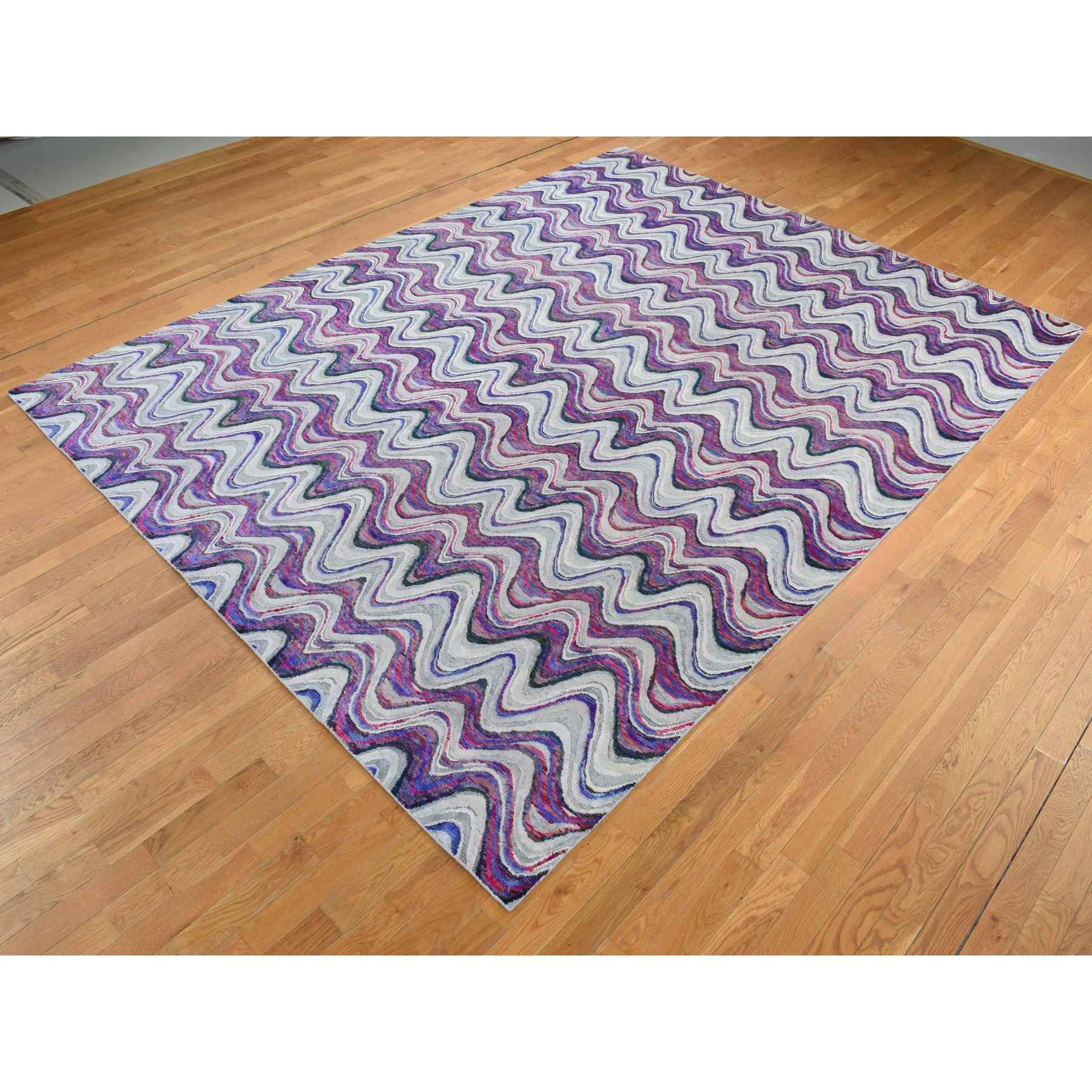 Modern-and-Contemporary-Hand-Knotted-Rug-435500