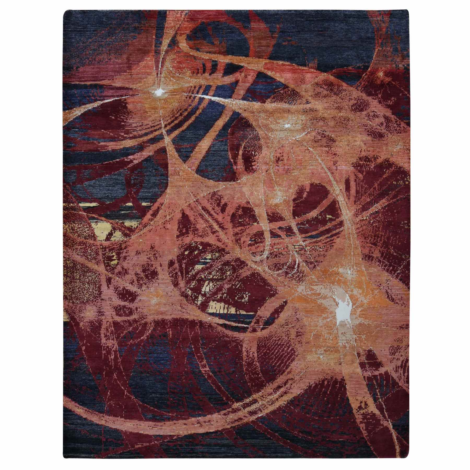 Modern-and-Contemporary-Hand-Knotted-Rug-435645