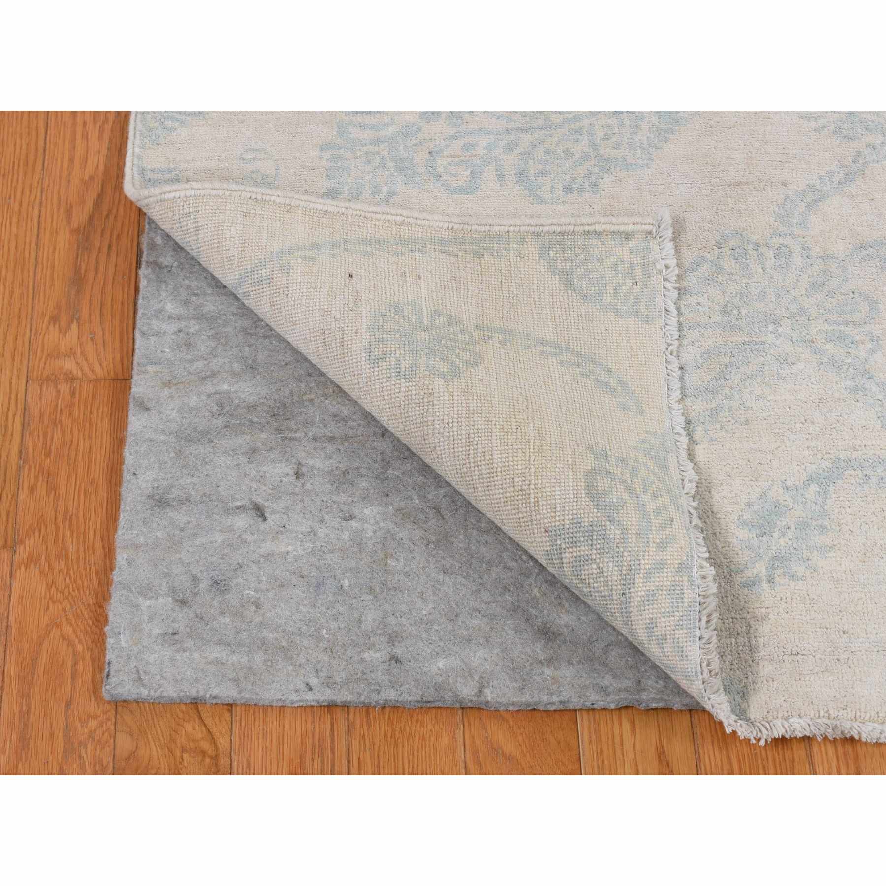 Oushak-And-Peshawar-Hand-Knotted-Rug-435045