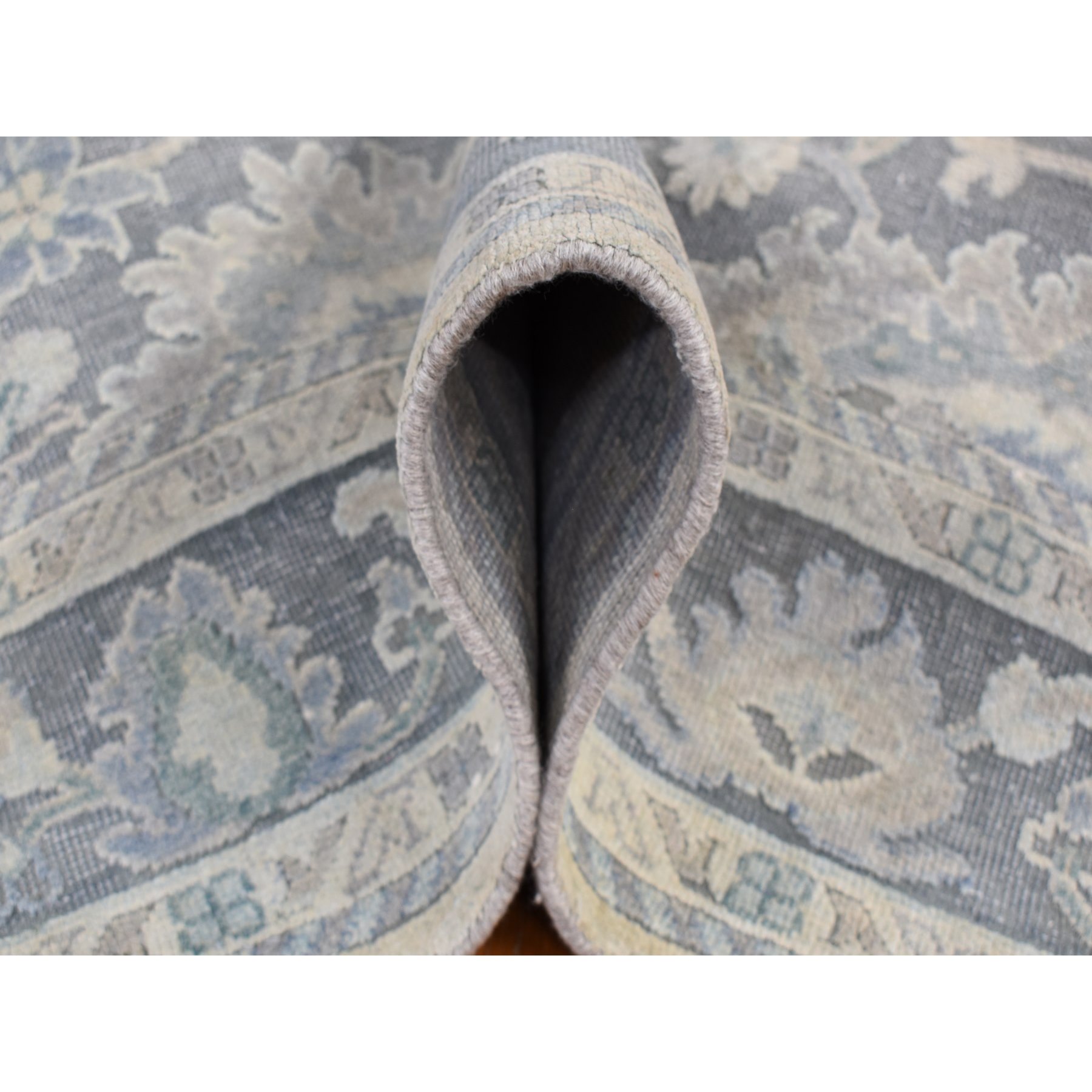 Oushak-And-Peshawar-Hand-Knotted-Rug-435185
