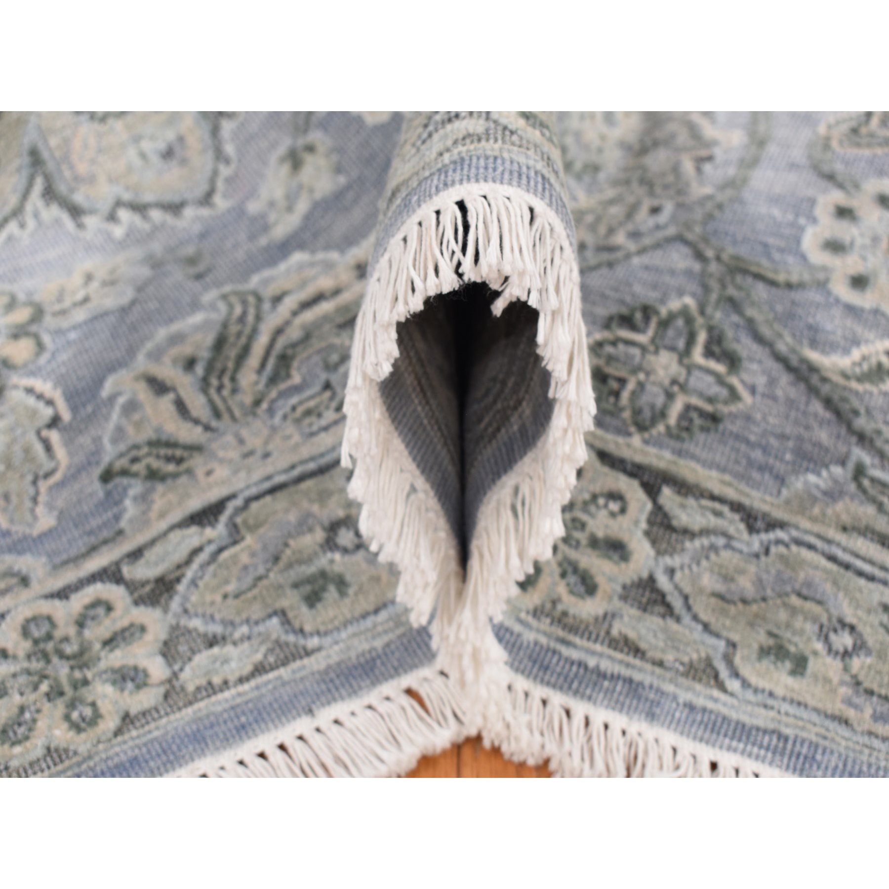 Oushak-And-Peshawar-Hand-Knotted-Rug-435325