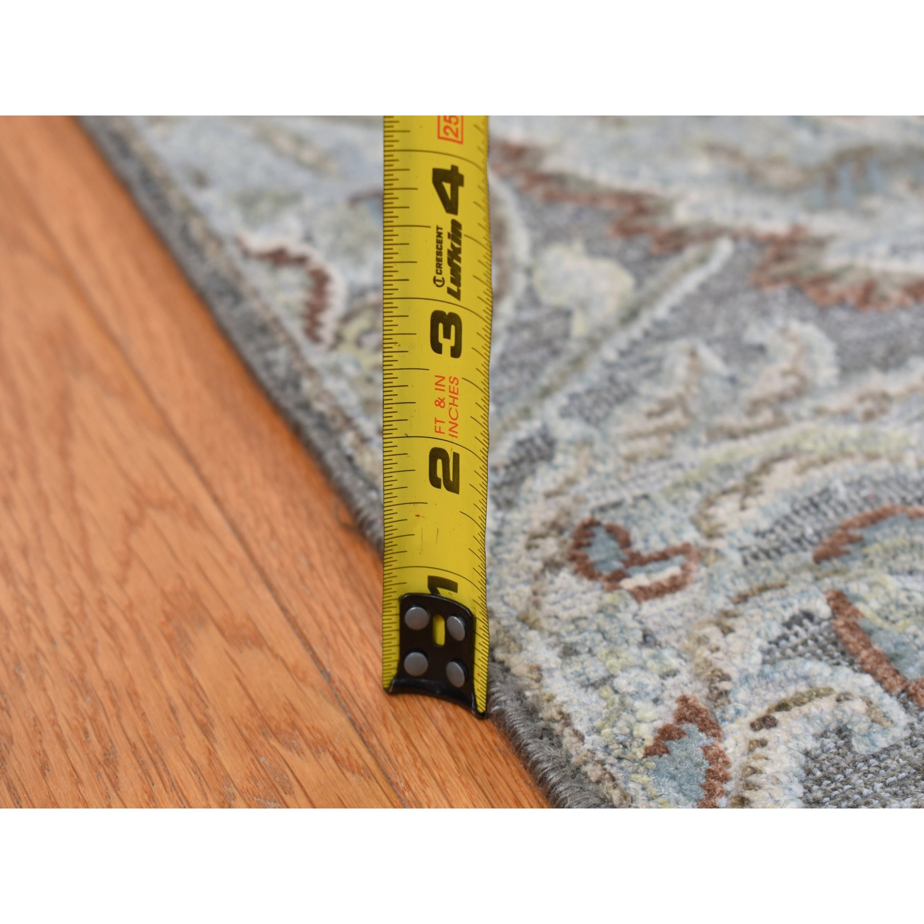 Oushak-And-Peshawar-Hand-Knotted-Rug-435365