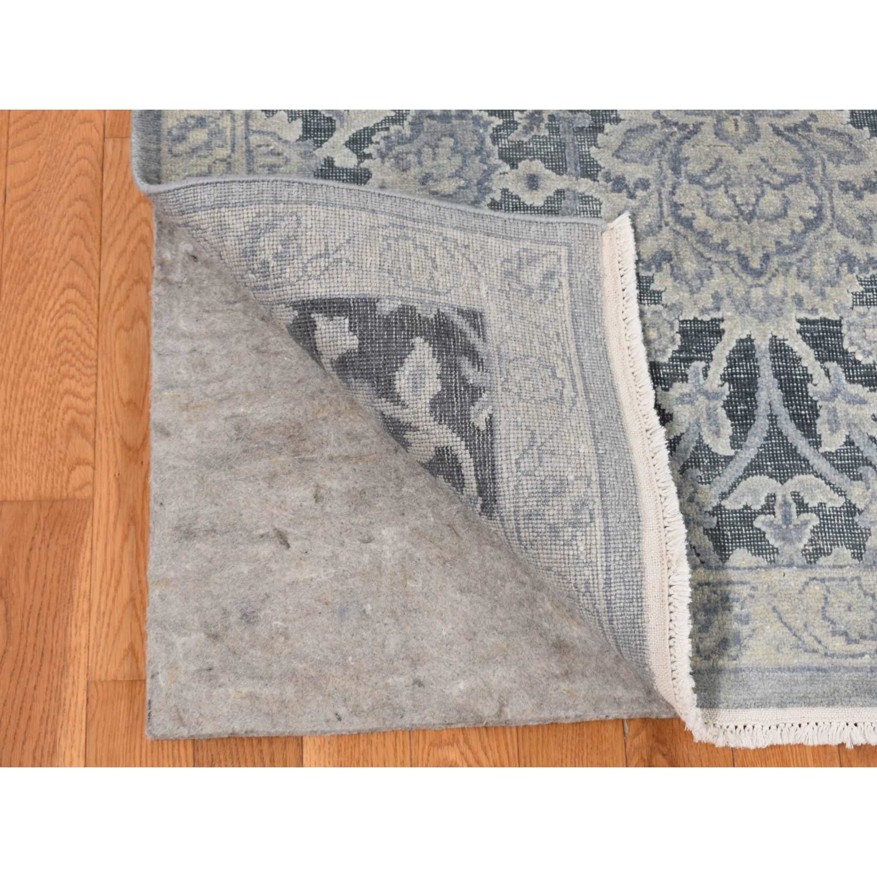 Oushak-And-Peshawar-Hand-Knotted-Rug-435380
