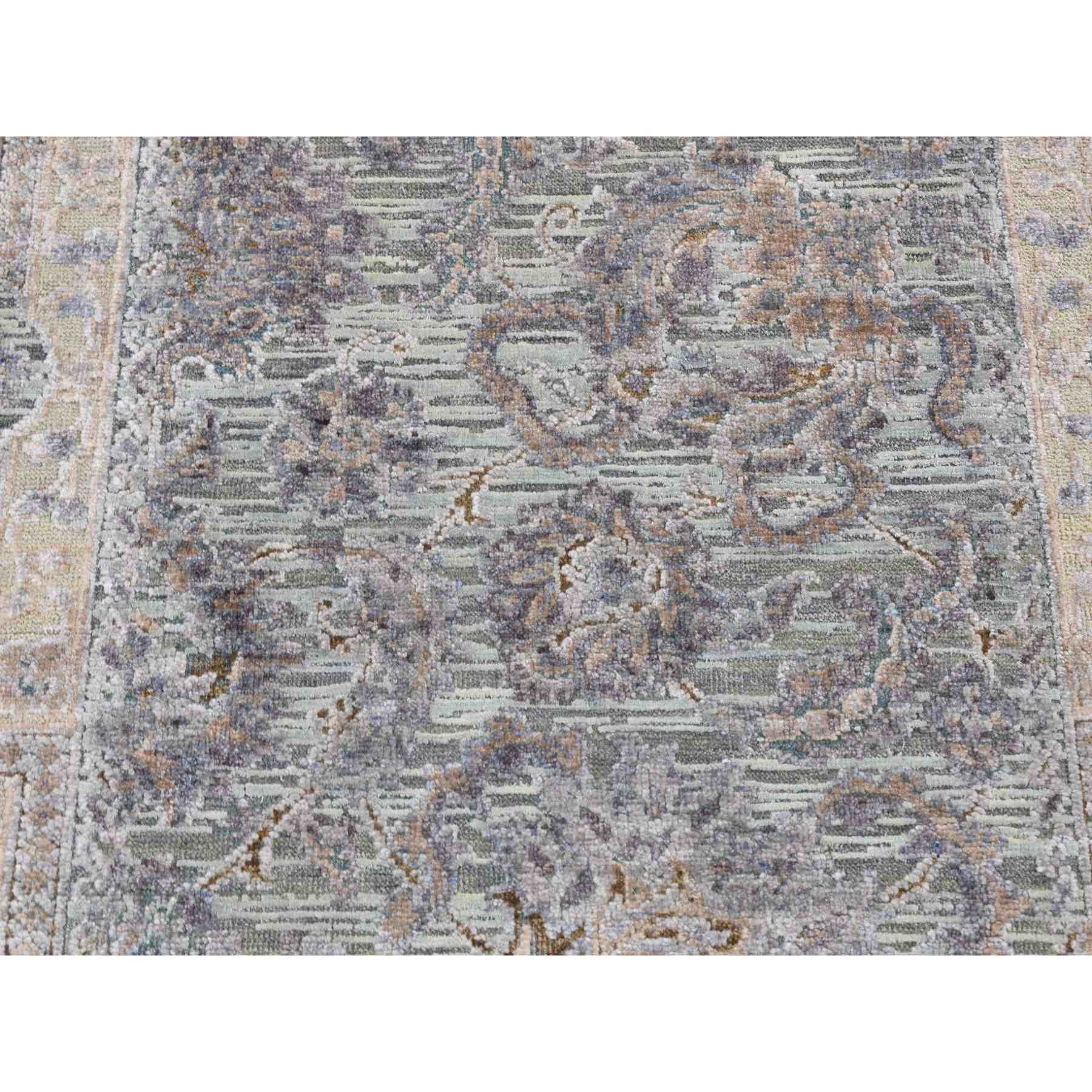 Oushak-And-Peshawar-Hand-Knotted-Rug-436160