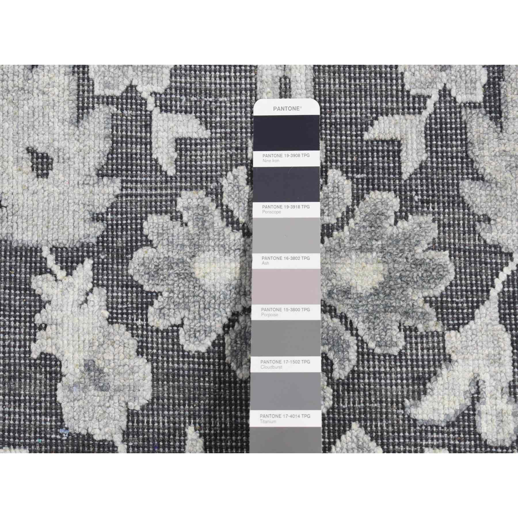 Oushak-And-Peshawar-Hand-Knotted-Rug-436535