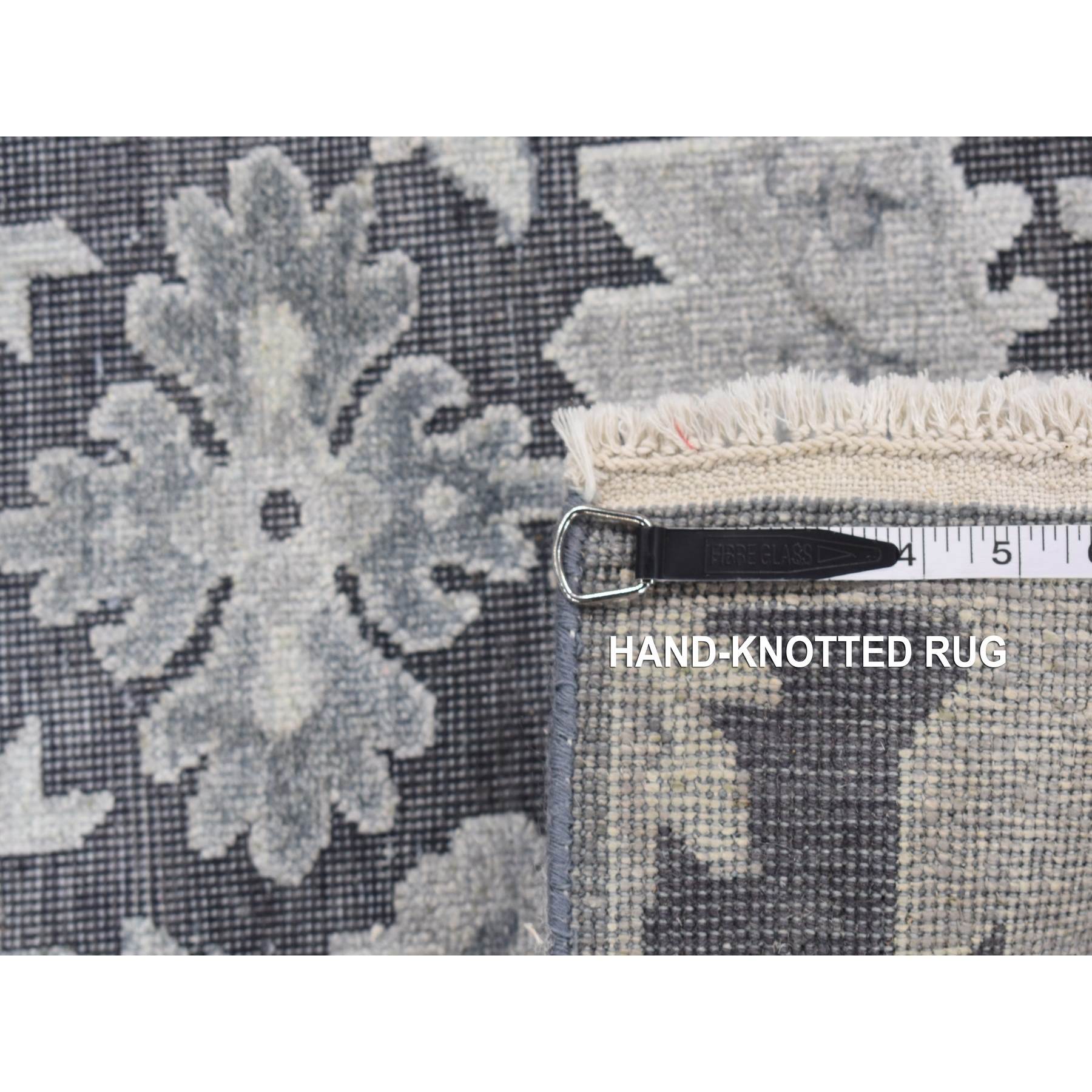 Oushak-And-Peshawar-Hand-Knotted-Rug-436535