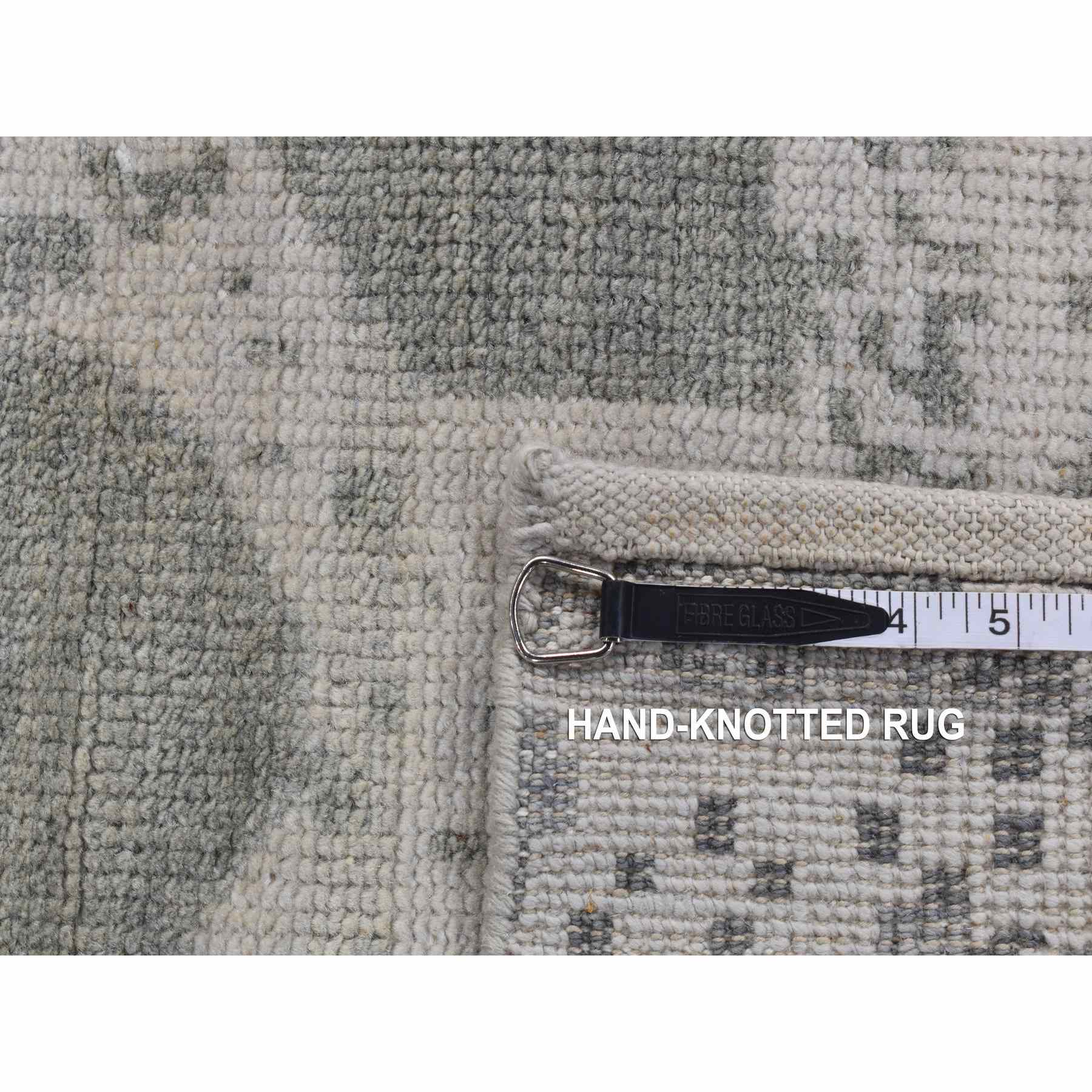 Oushak-And-Peshawar-Hand-Knotted-Rug-437135