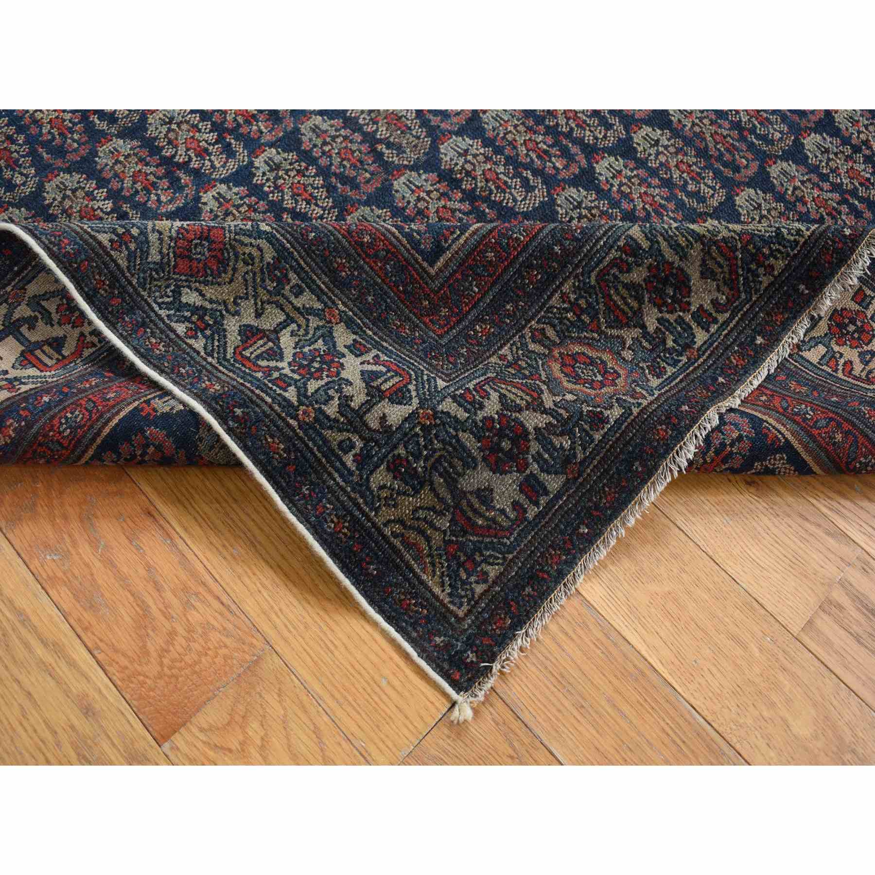 Overdyed-Vintage-Hand-Knotted-Rug-437395