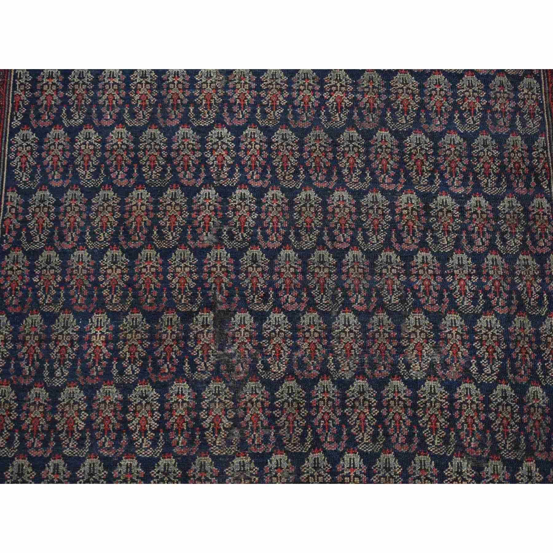 Overdyed-Vintage-Hand-Knotted-Rug-437395