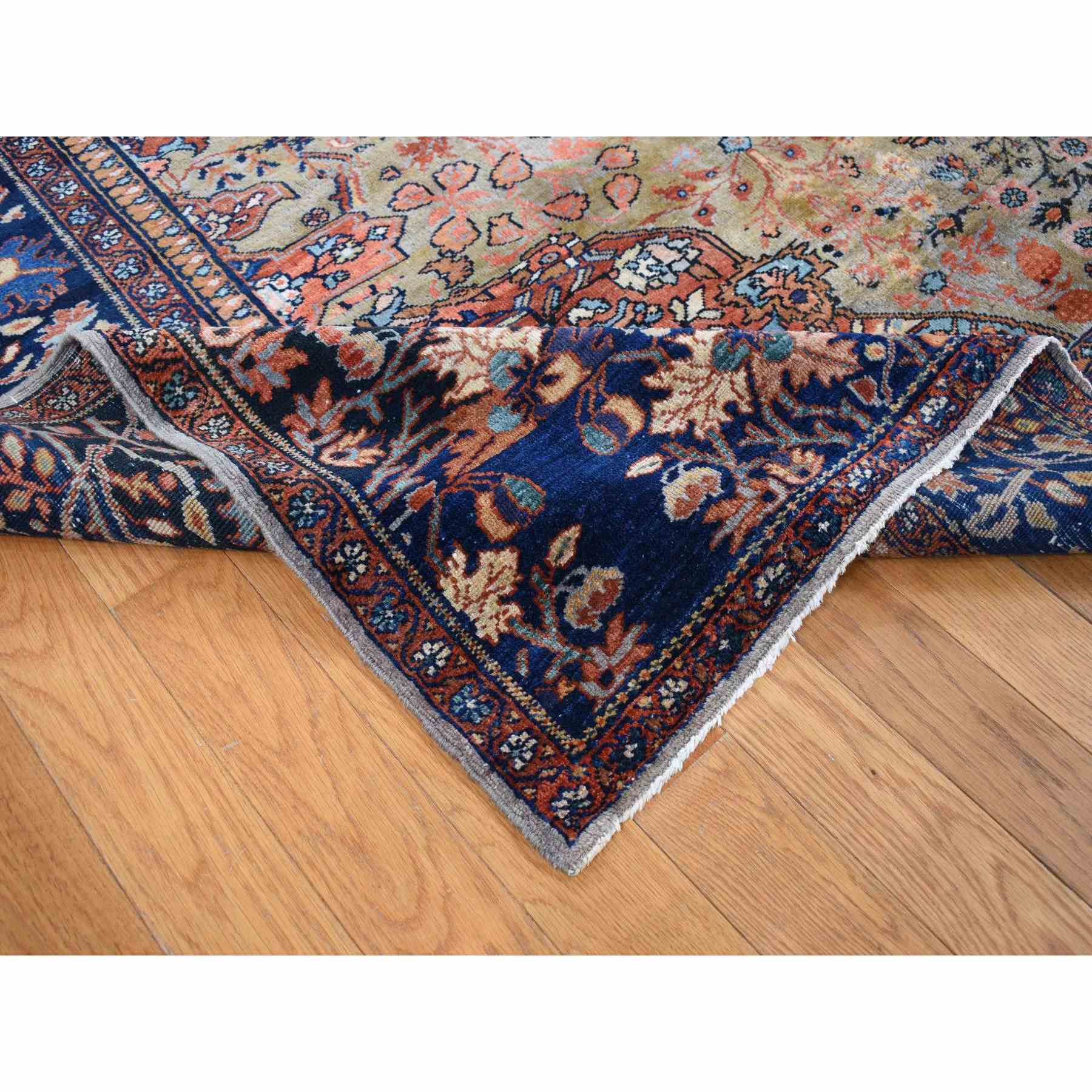 Overdyed-Vintage-Hand-Knotted-Rug-437400