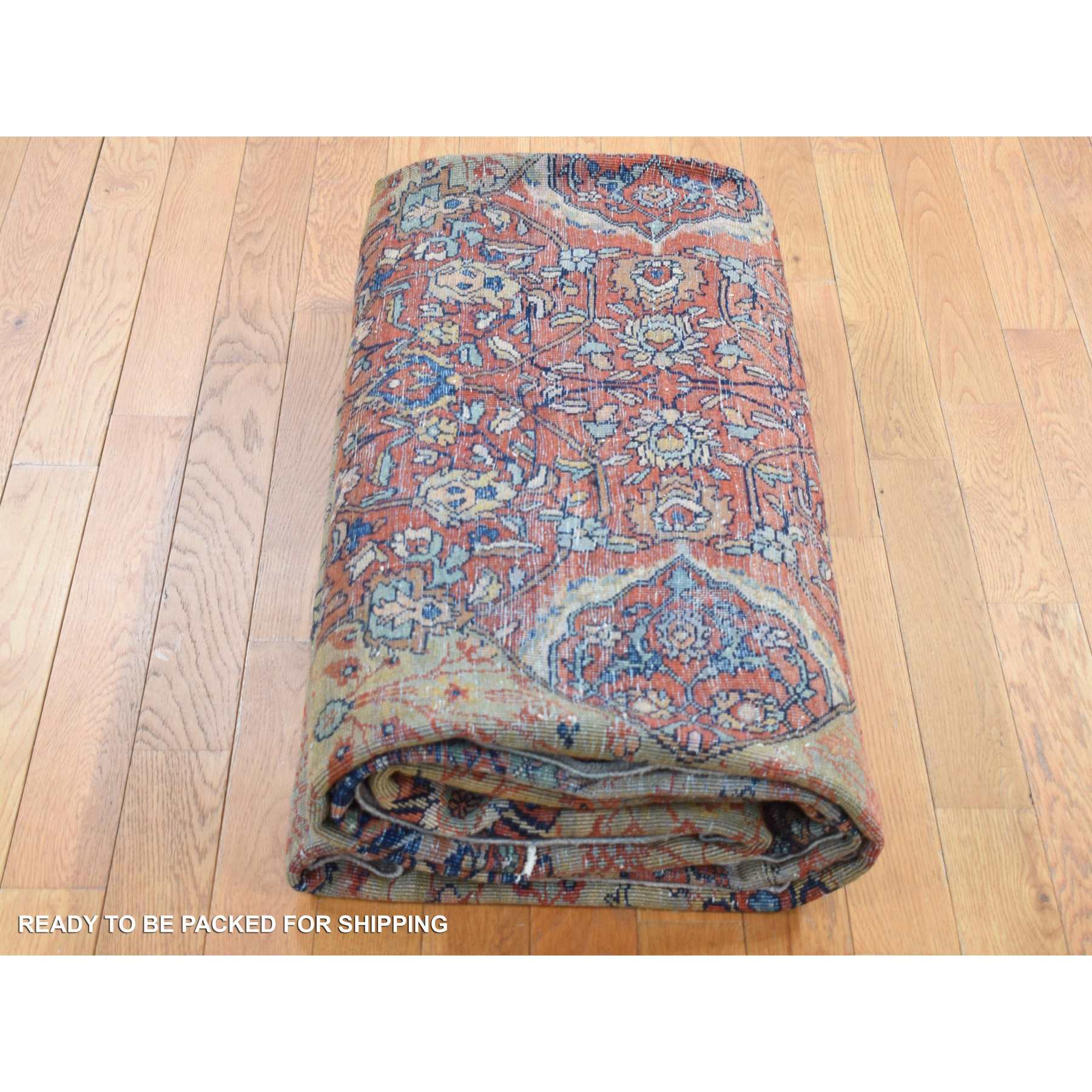 Overdyed-Vintage-Hand-Knotted-Rug-437400