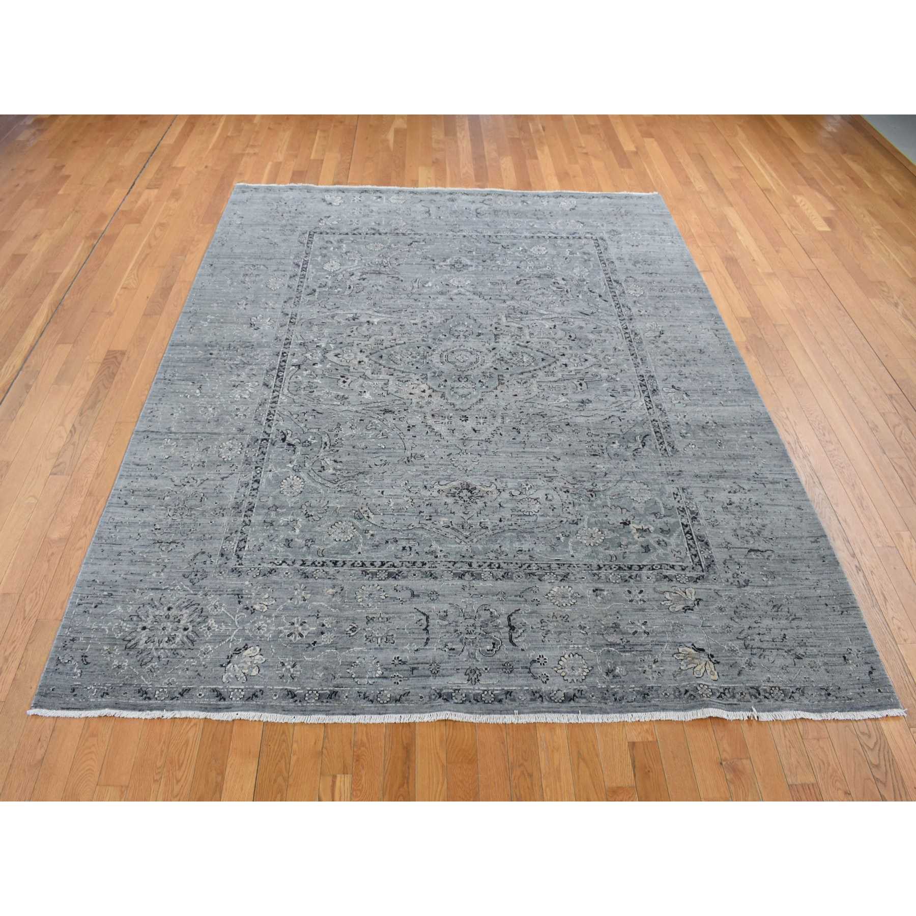 Transitional-Hand-Knotted-Rug-435275