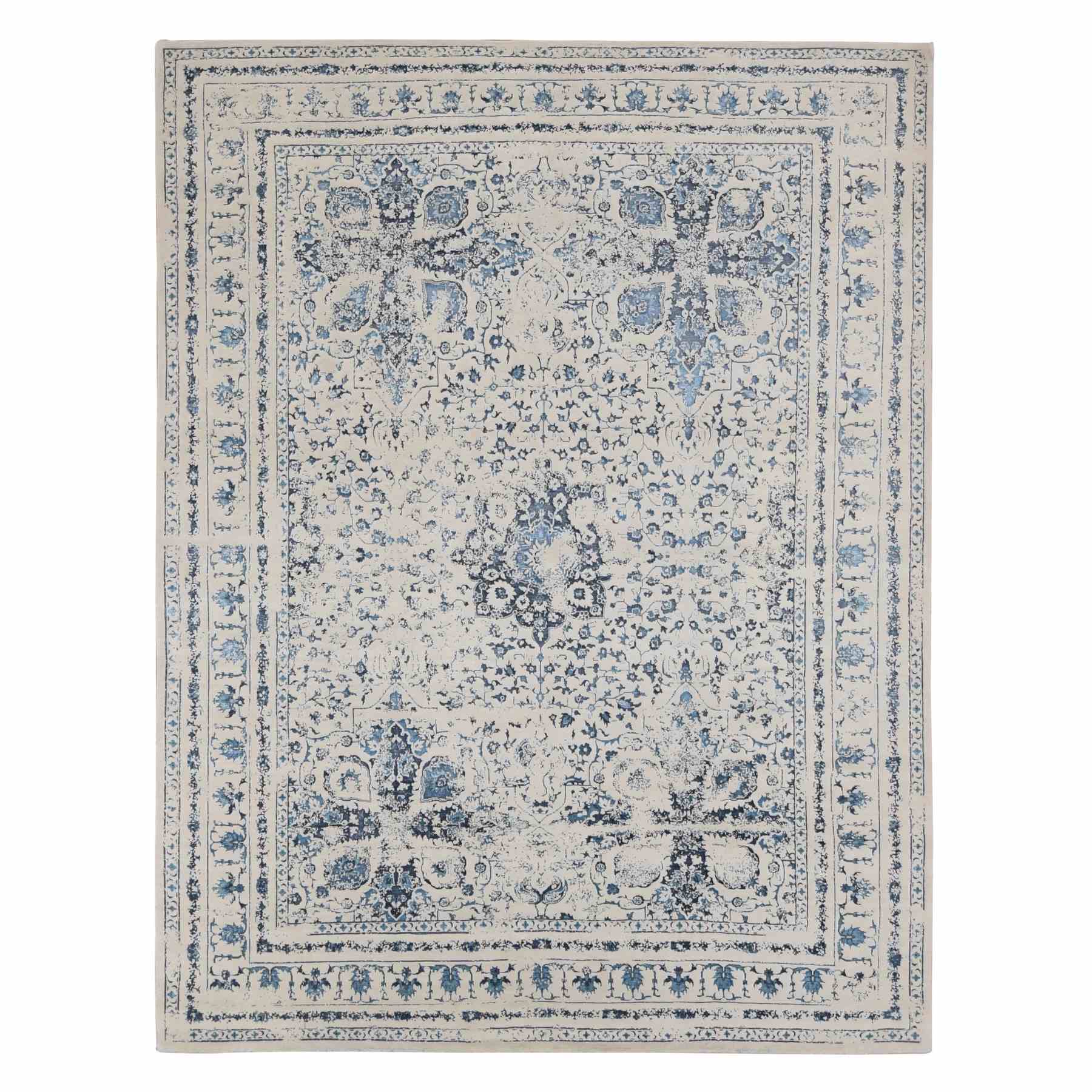Transitional-Hand-Knotted-Rug-435310