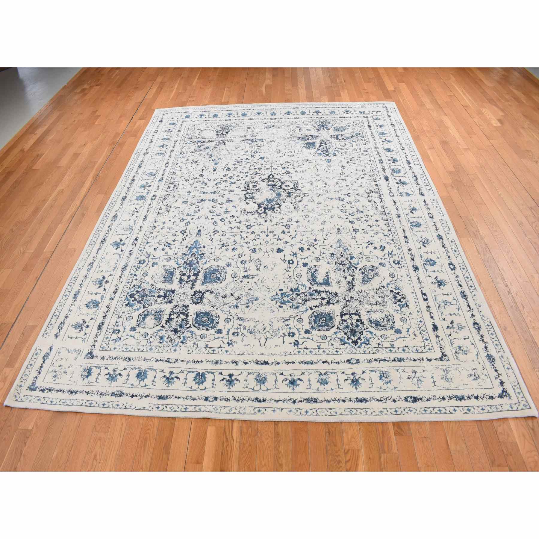 Transitional-Hand-Knotted-Rug-435310